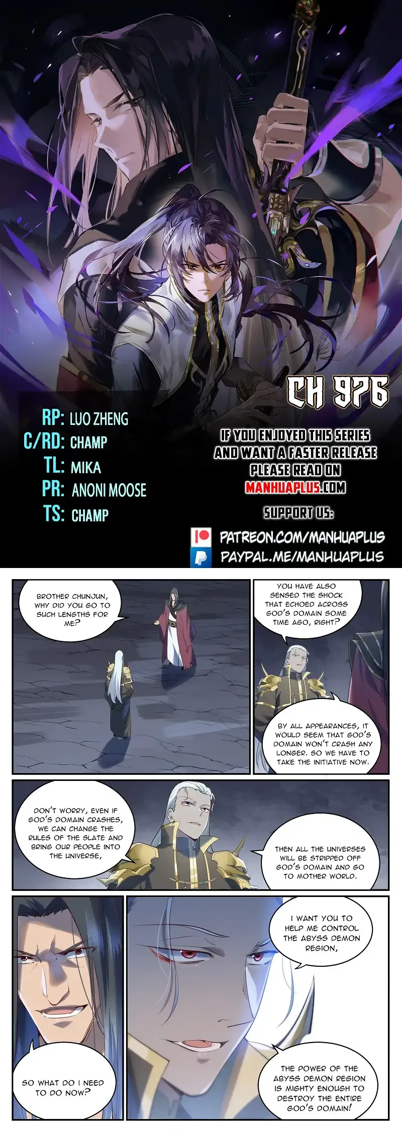 Apotheosis Chapter 976 page 1