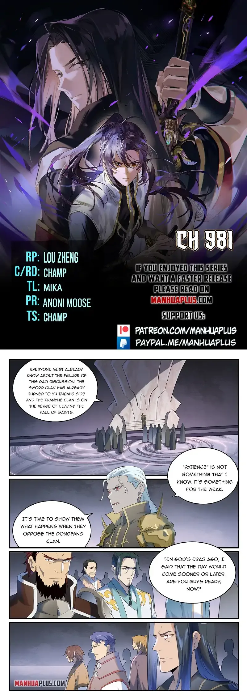 Apotheosis Chapter 981 page 1