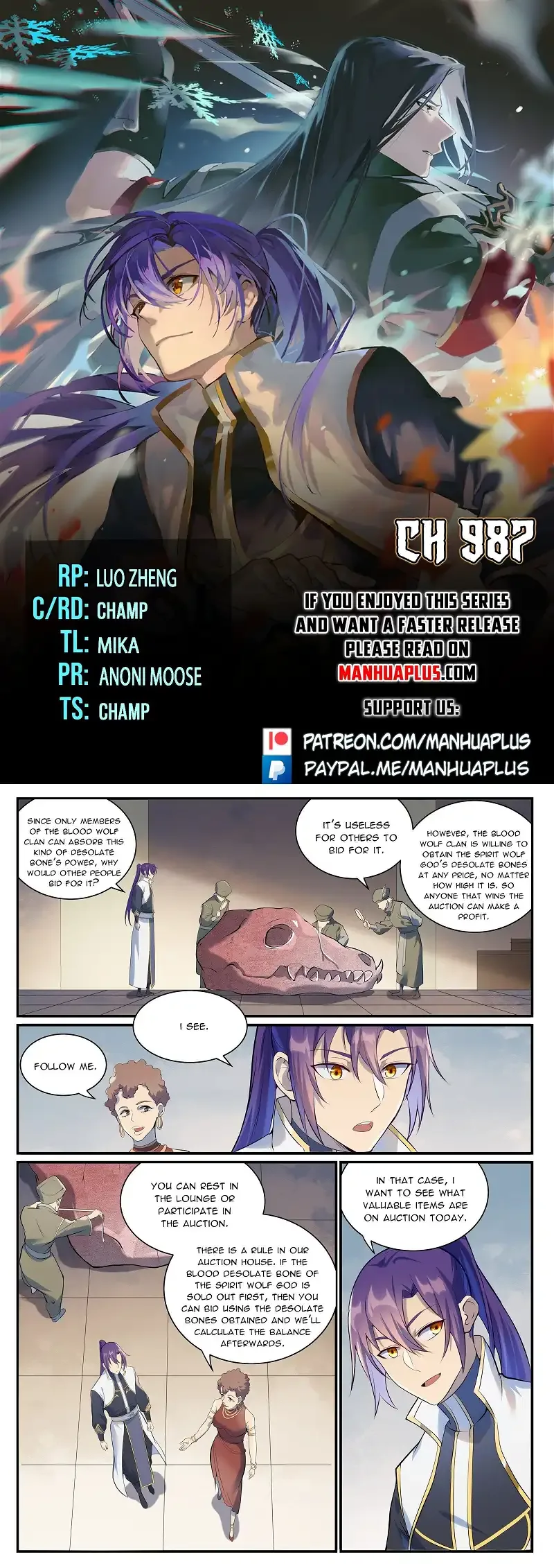 Apotheosis Chapter 987 page 1