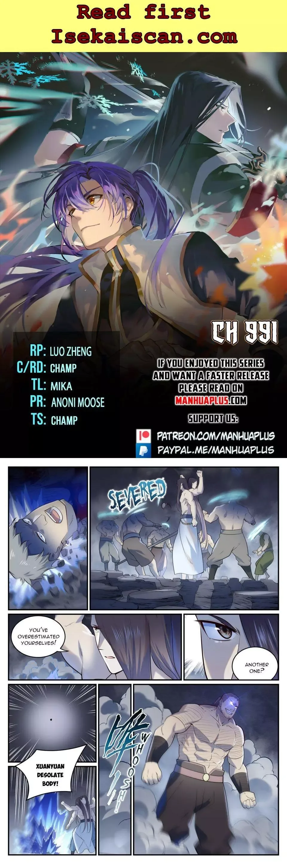 Apotheosis Chapter 991 page 1