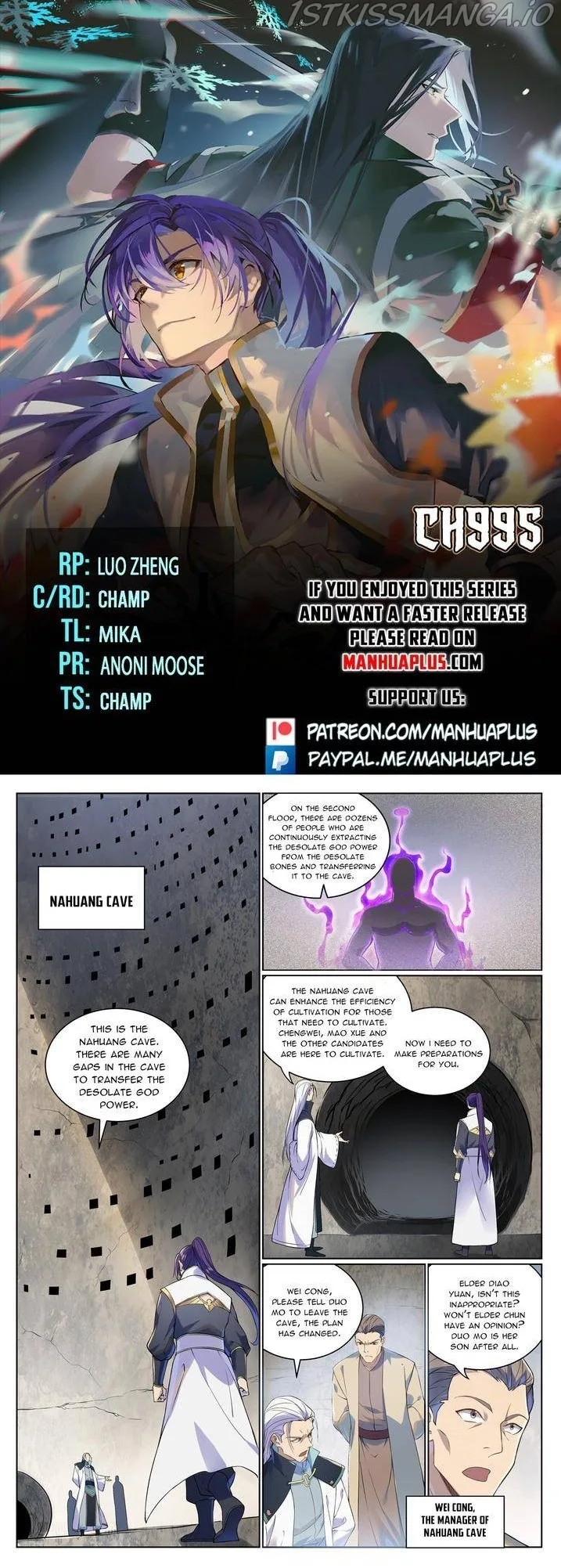 Apotheosis Chapter 995 page 1