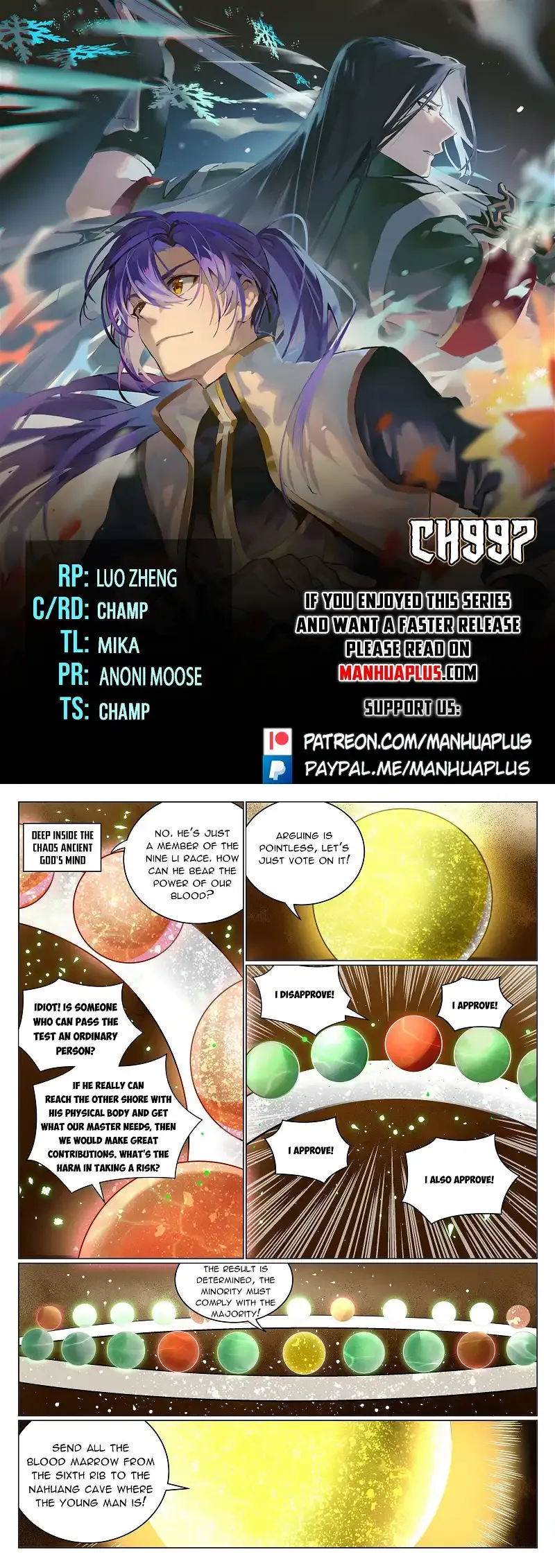 Apotheosis Chapter 997 page 1
