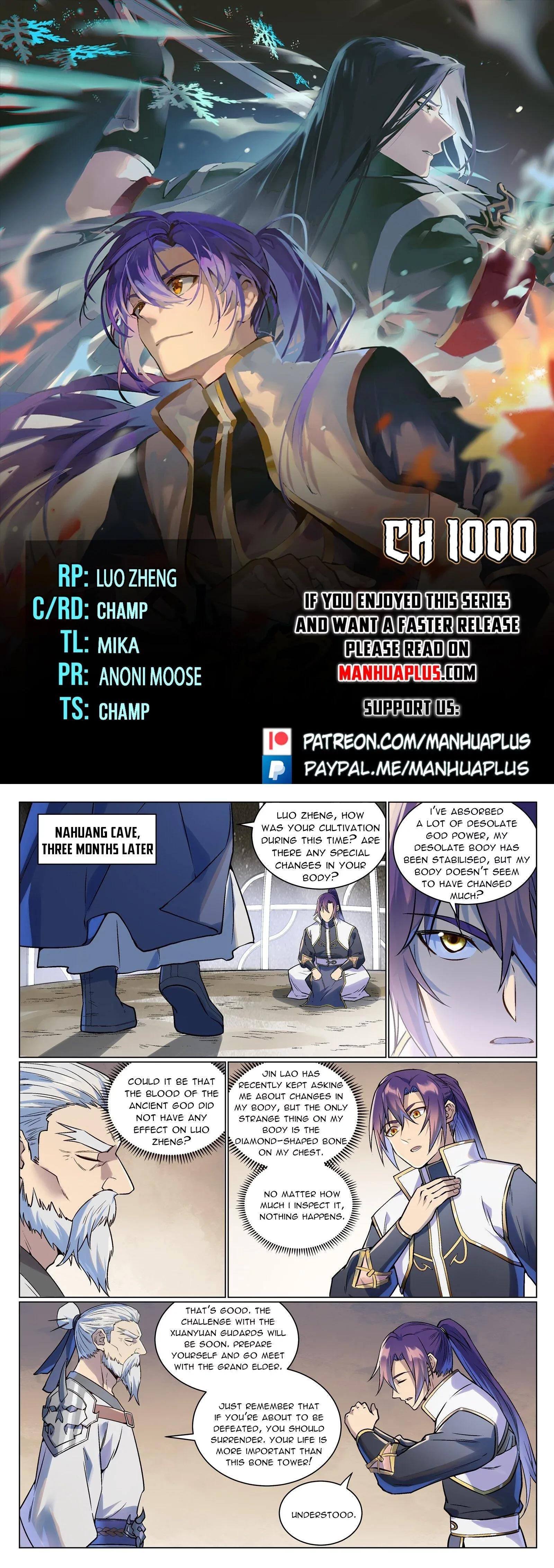 Apotheosis Chapter 1000 page 1