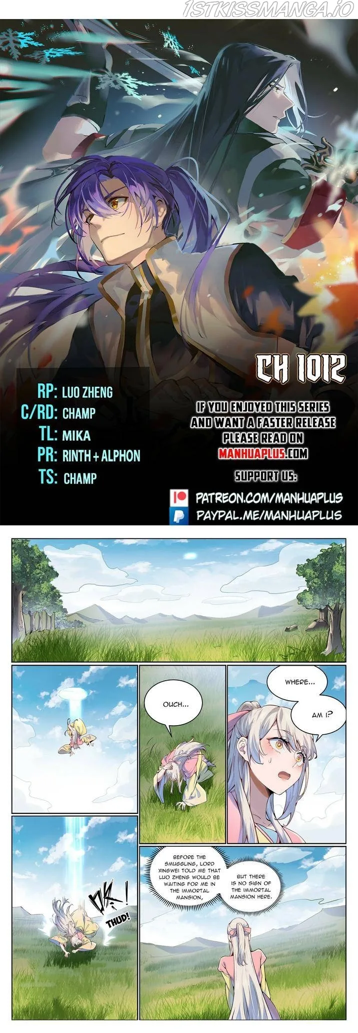 Apotheosis Chapter 1012 page 1