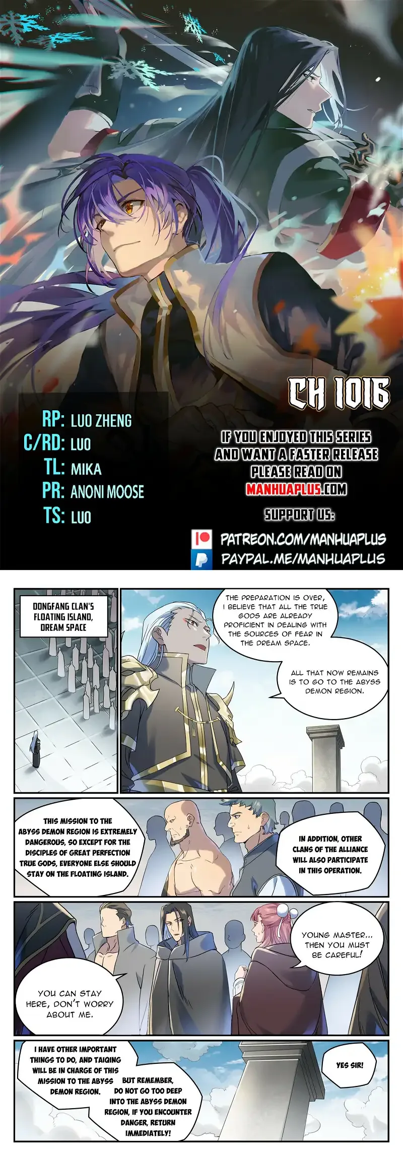 Apotheosis Chapter 1016 page 1