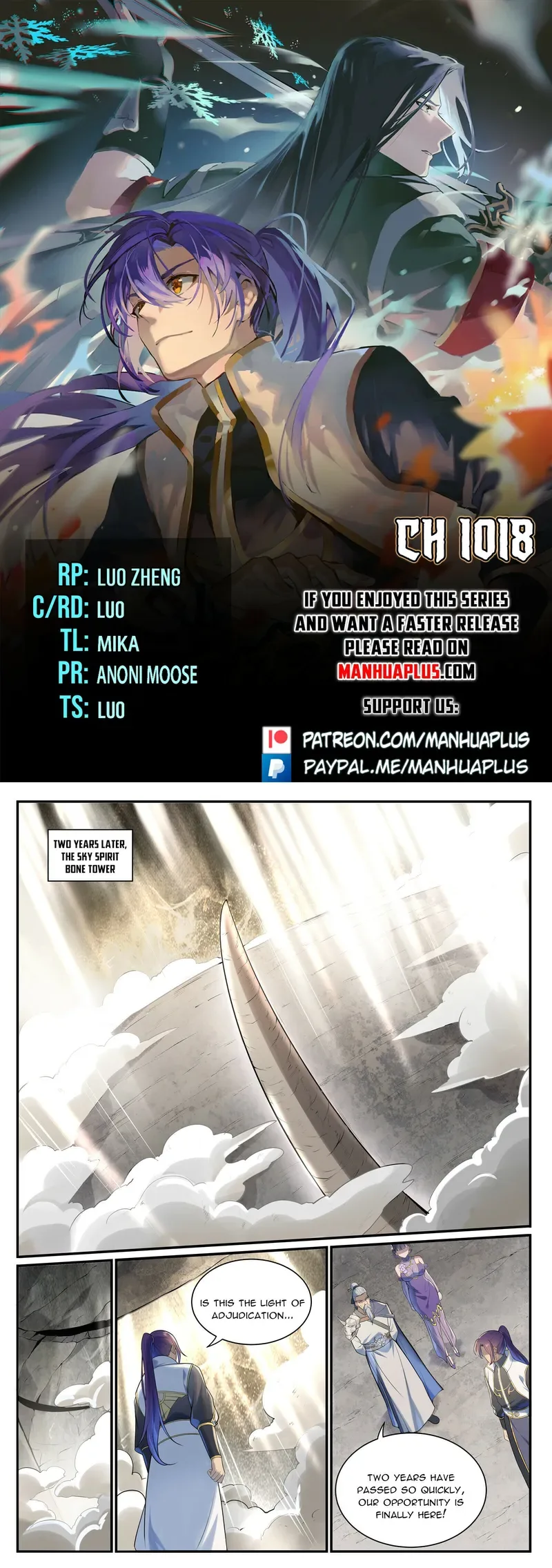 Apotheosis Chapter 1018 page 1
