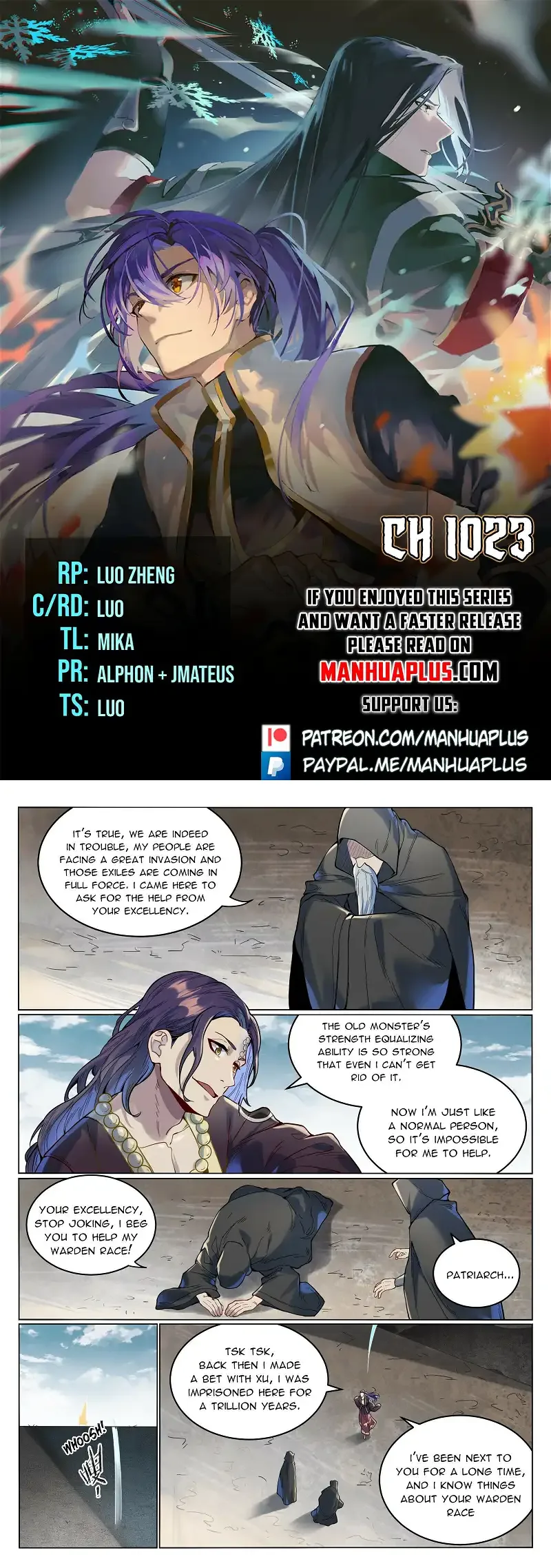 Apotheosis Chapter 1023 page 1