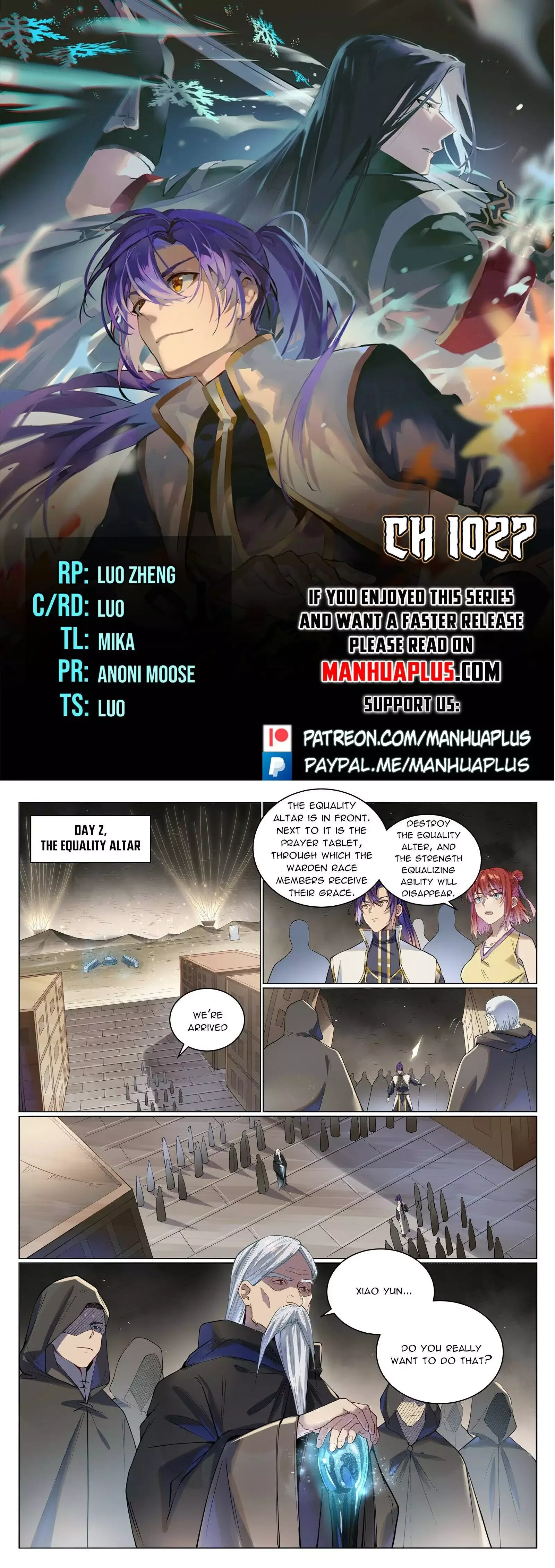 Apotheosis Chapter 1027 page 1