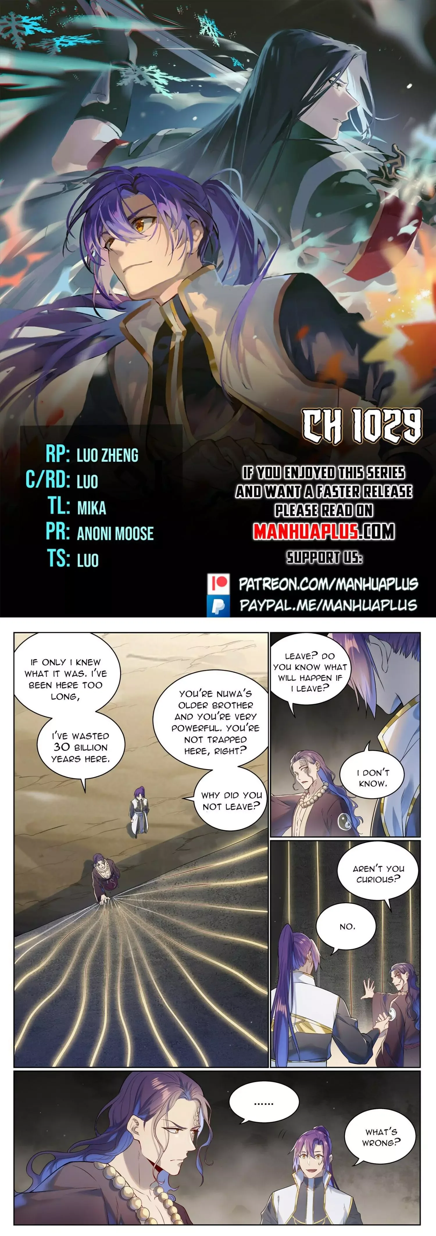 Apotheosis Chapter 1029 page 1