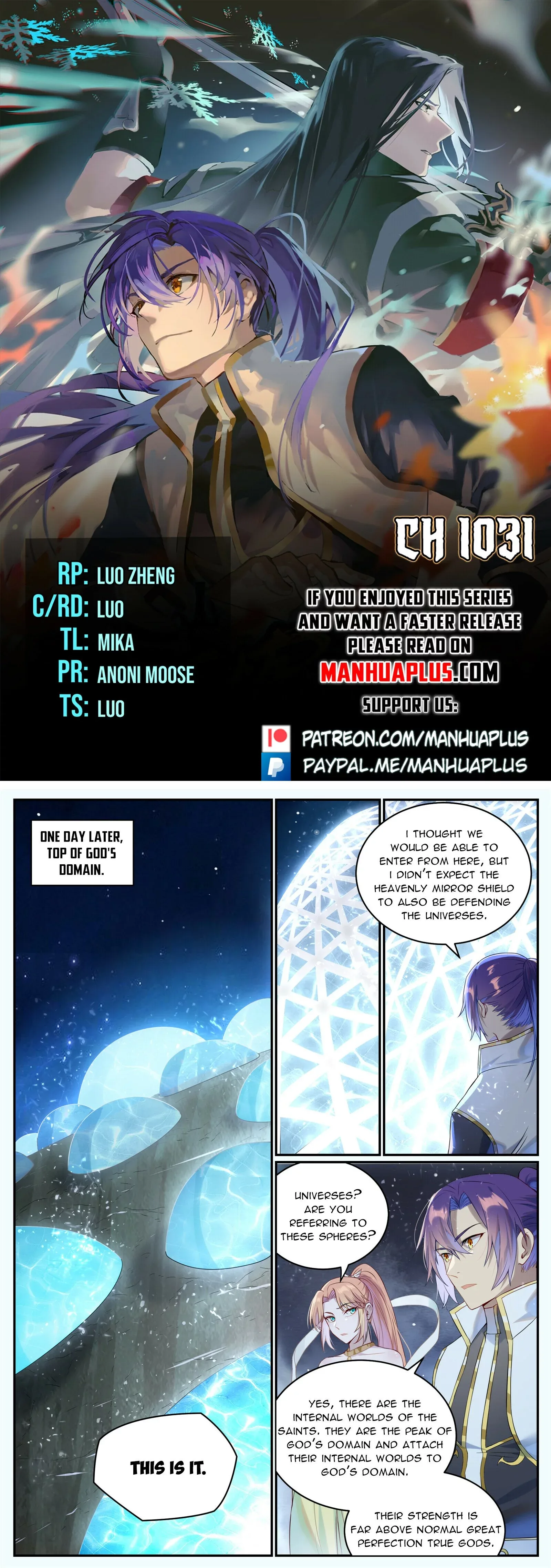Apotheosis Chapter 1031 page 1