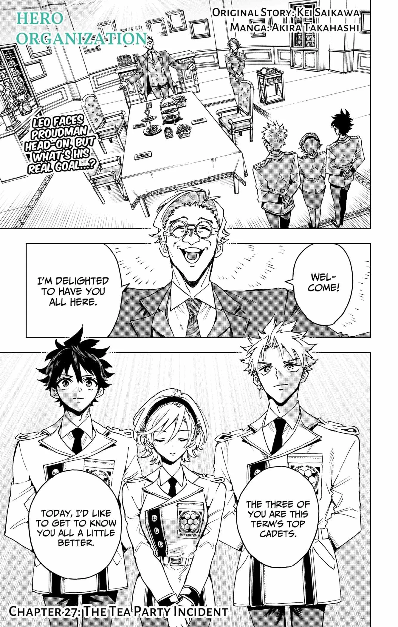 Hero Organization Chapter 27 page 1