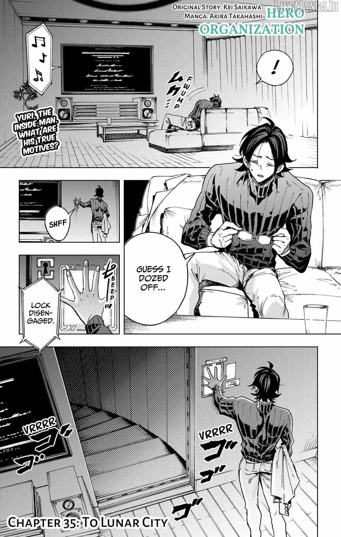 Hero Organization Chapter 35 page 1