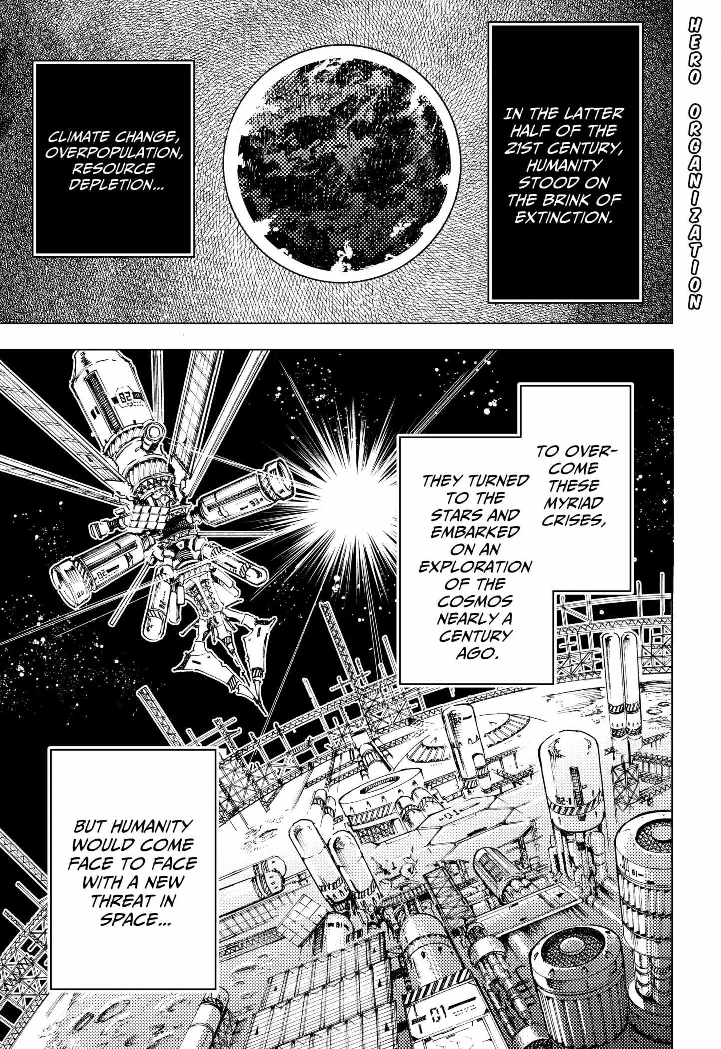 Hero Organization Chapter 1 page 1