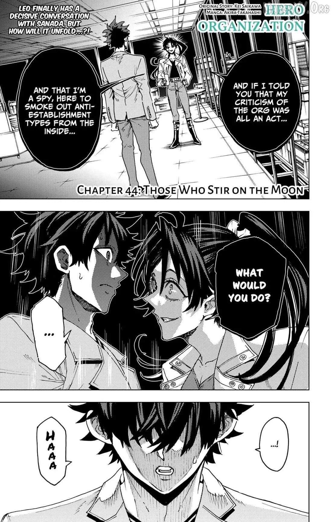 Hero Organization Chapter 44 page 1