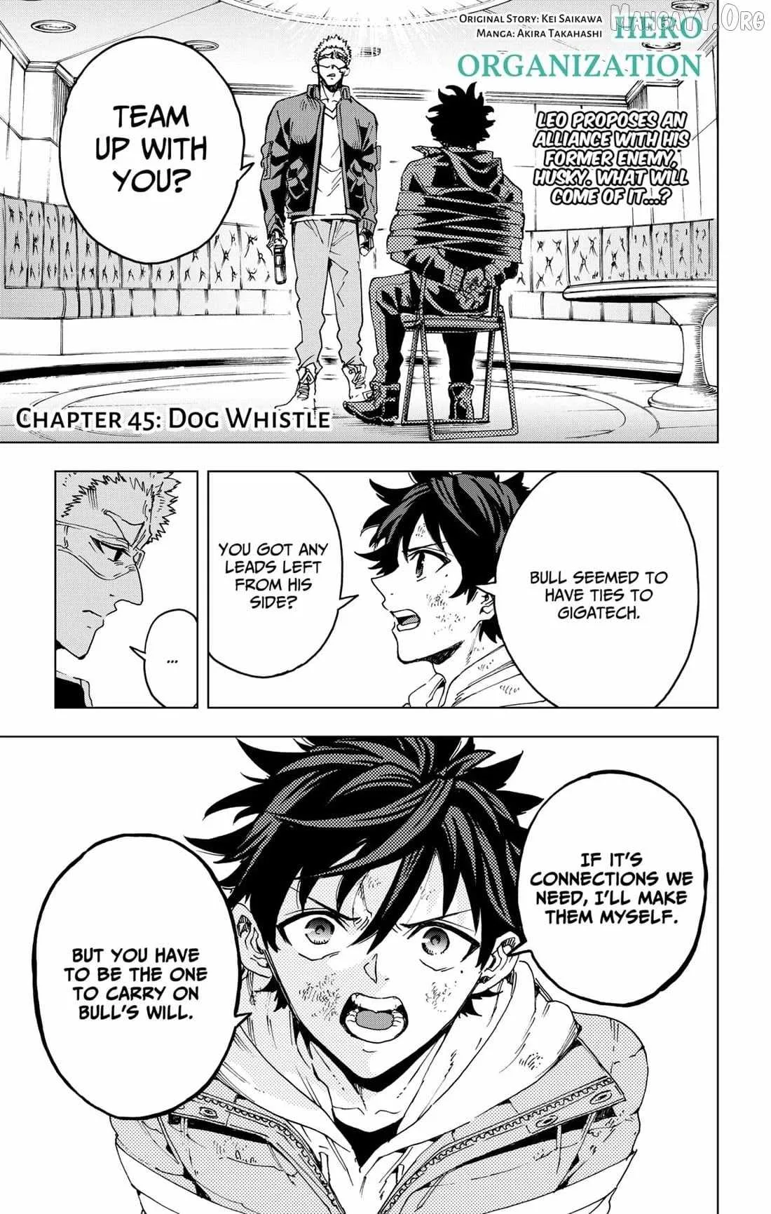 Hero Organization Chapter 45 page 1