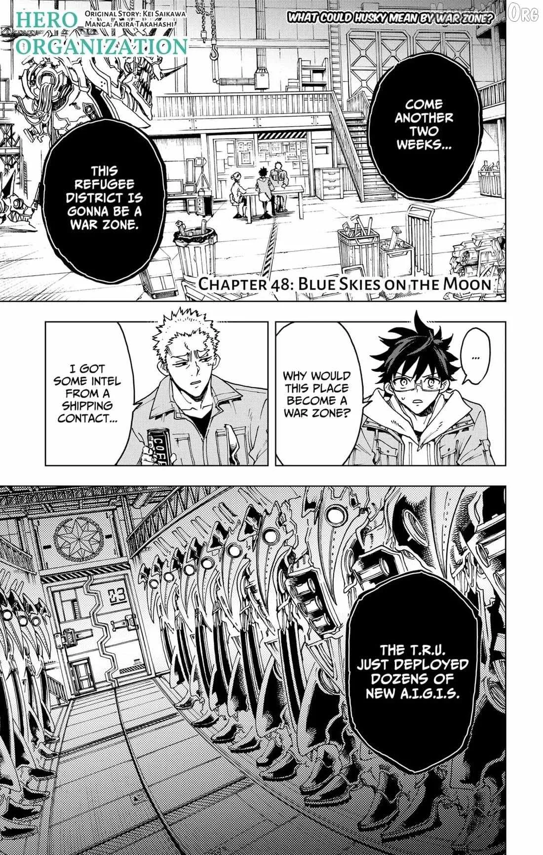 Hero Organization Chapter 48 page 1