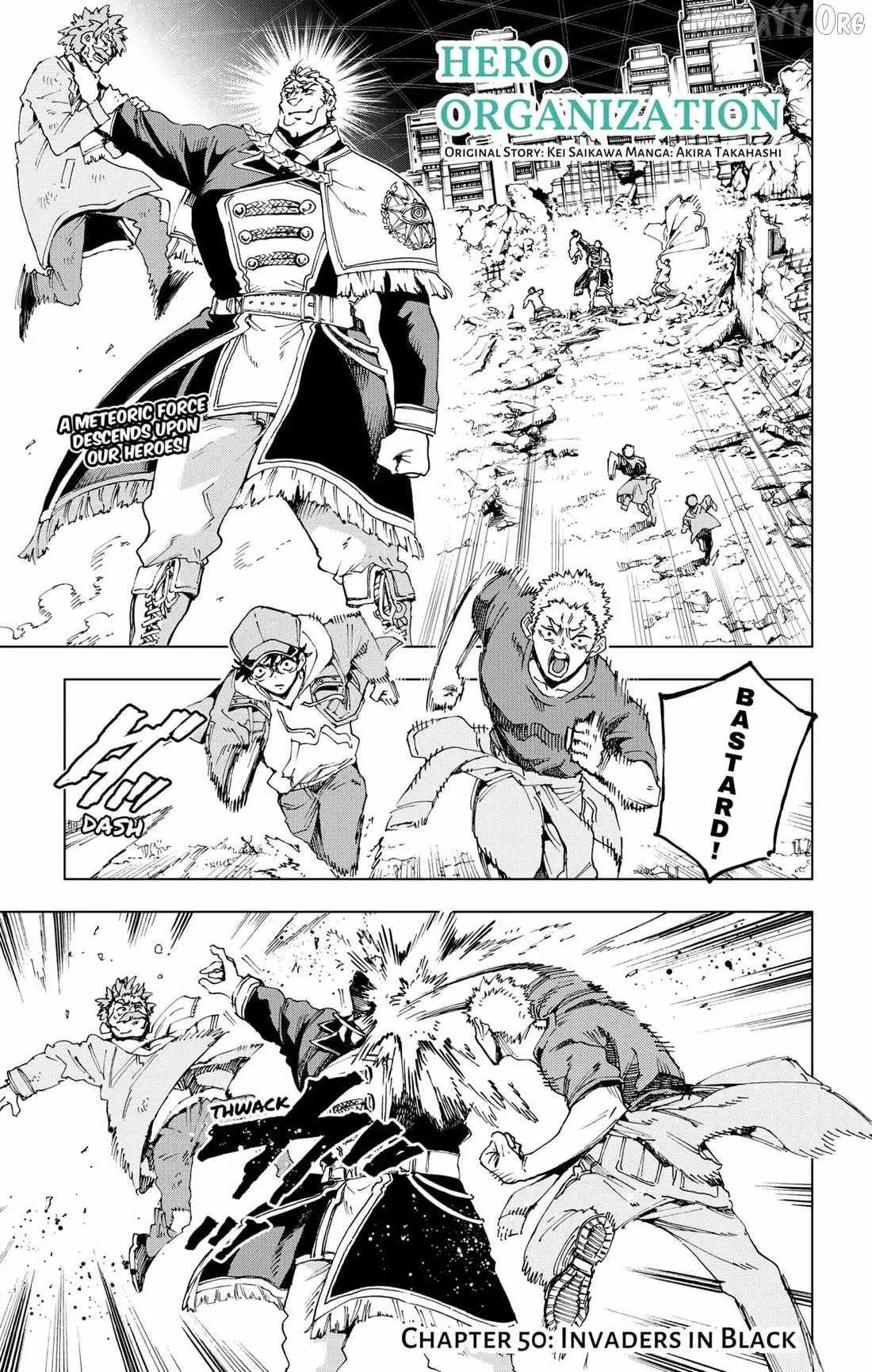 Hero Organization Chapter 50 page 1