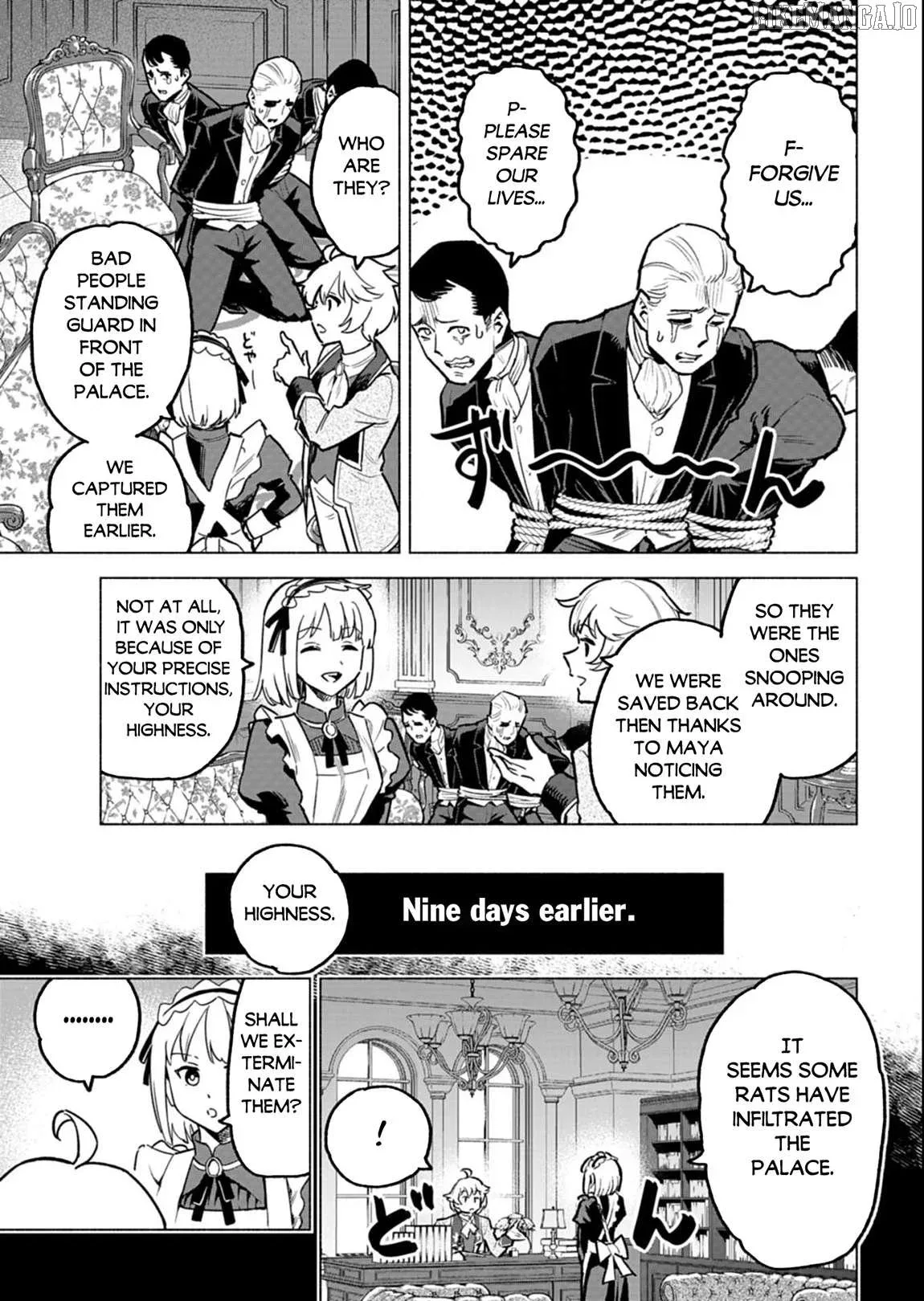 Tada no Murabito no Boku ga, Sanbyakunen Mae no Boukun Ouji ni Tensei Shiteshimaimashita: Zensei no Chishiki de Ansatsu Flag o Kaihi Shite, Odayaka ni Ikinokorimasu Chapter 10.1 page 6