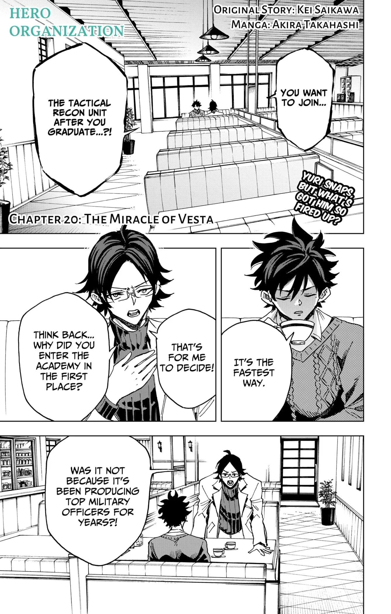 Hero Organization Chapter 20 page 1