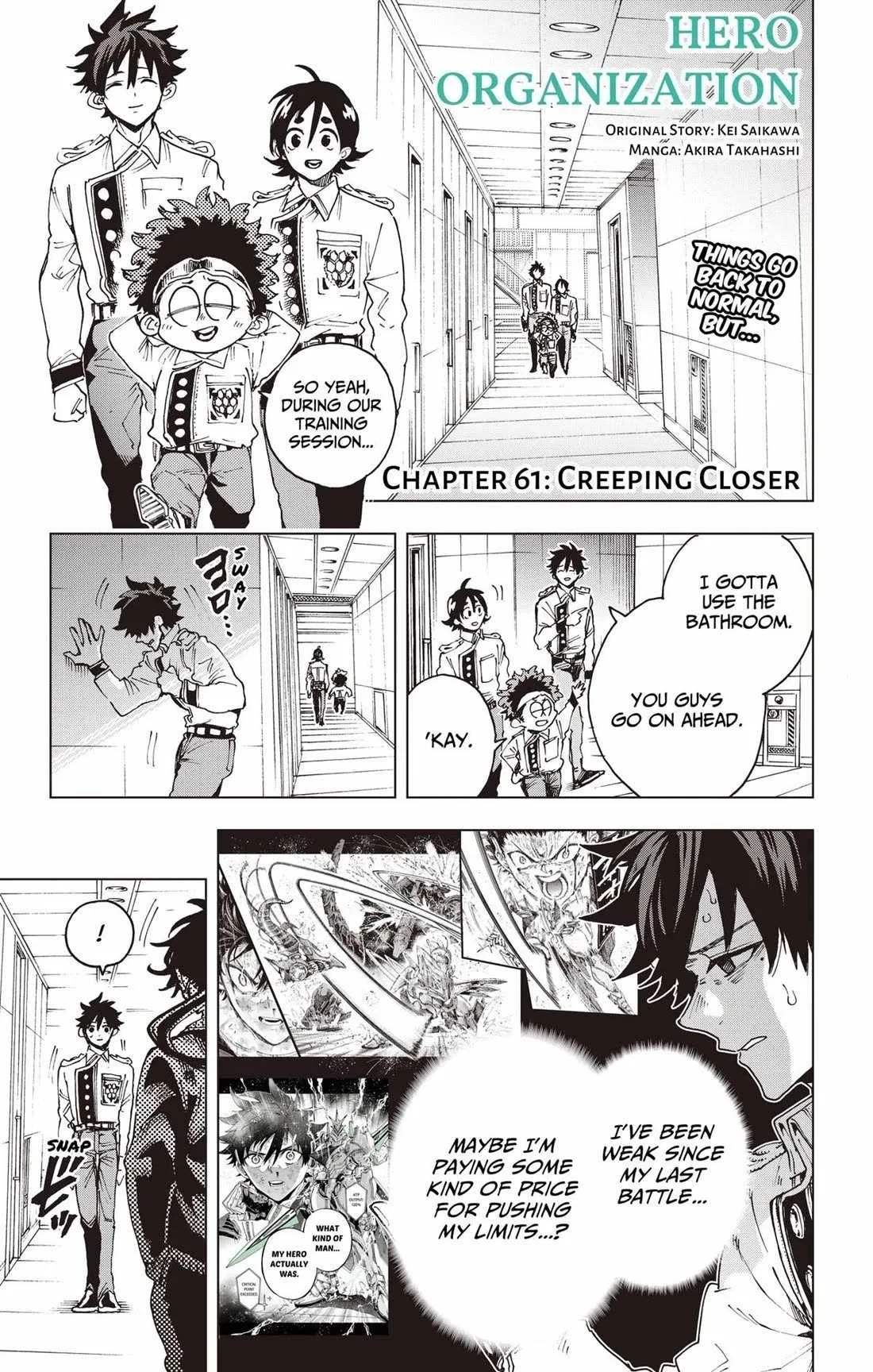 Hero Organization Chapter 61 page 1