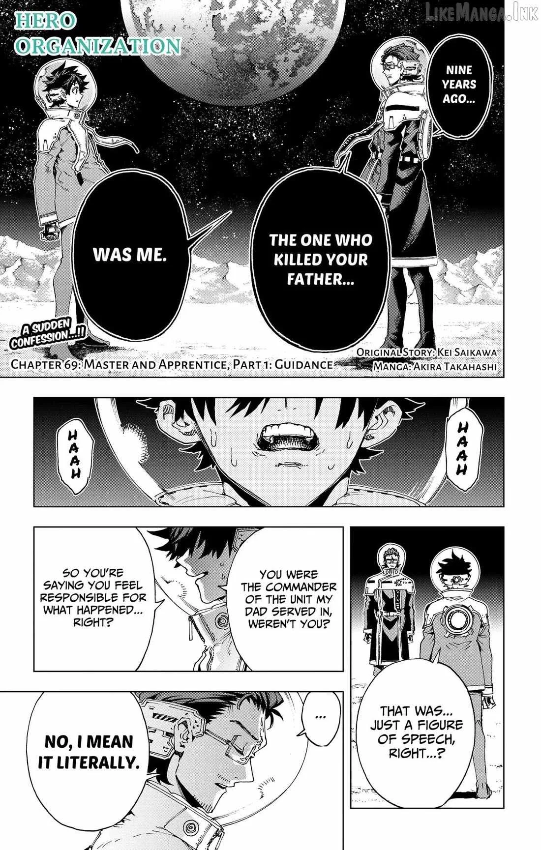 Hero Organization Chapter 69 page 1