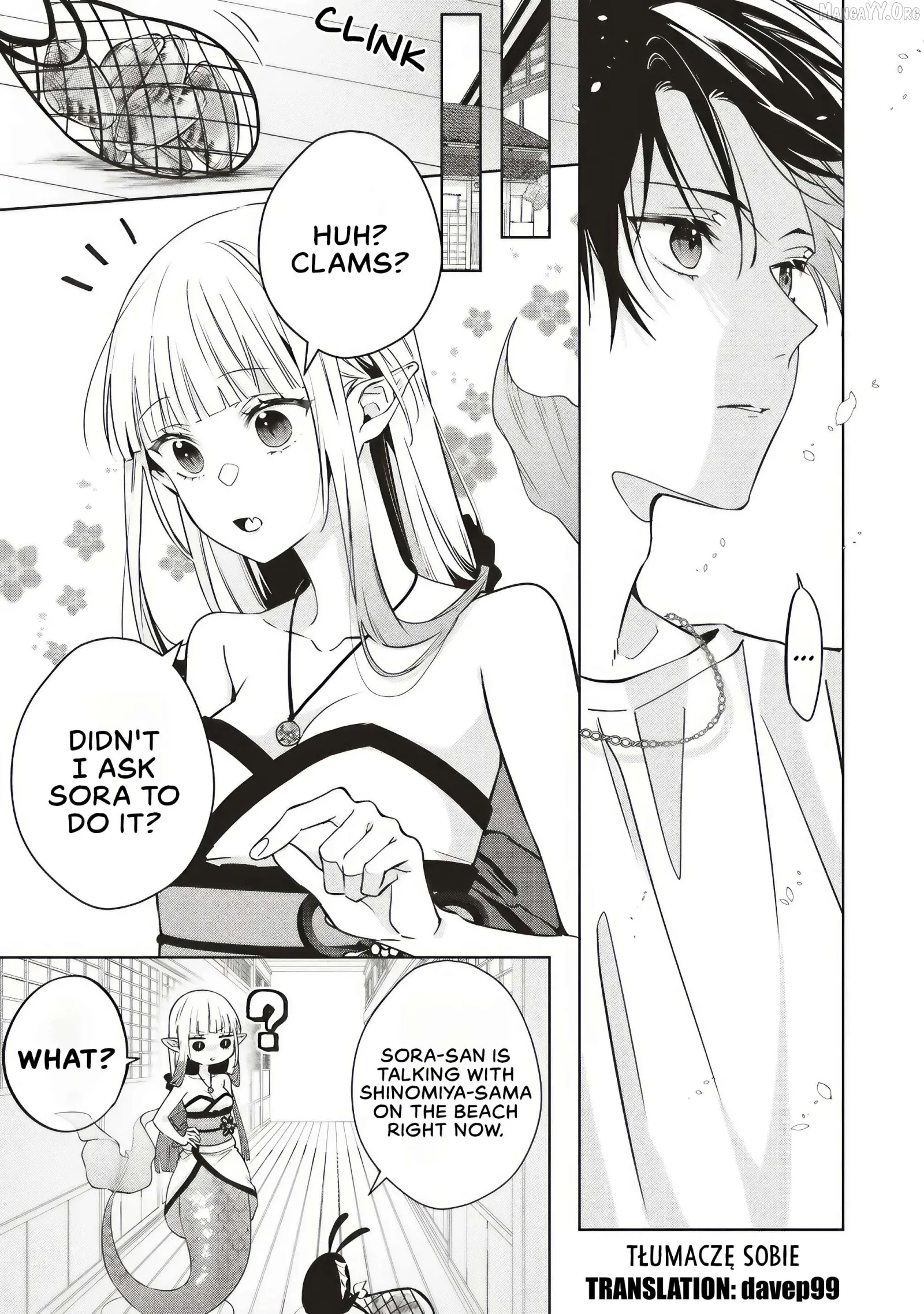 The Trading Mermaid and Sora’s First Love Chapter 2.3 page 1