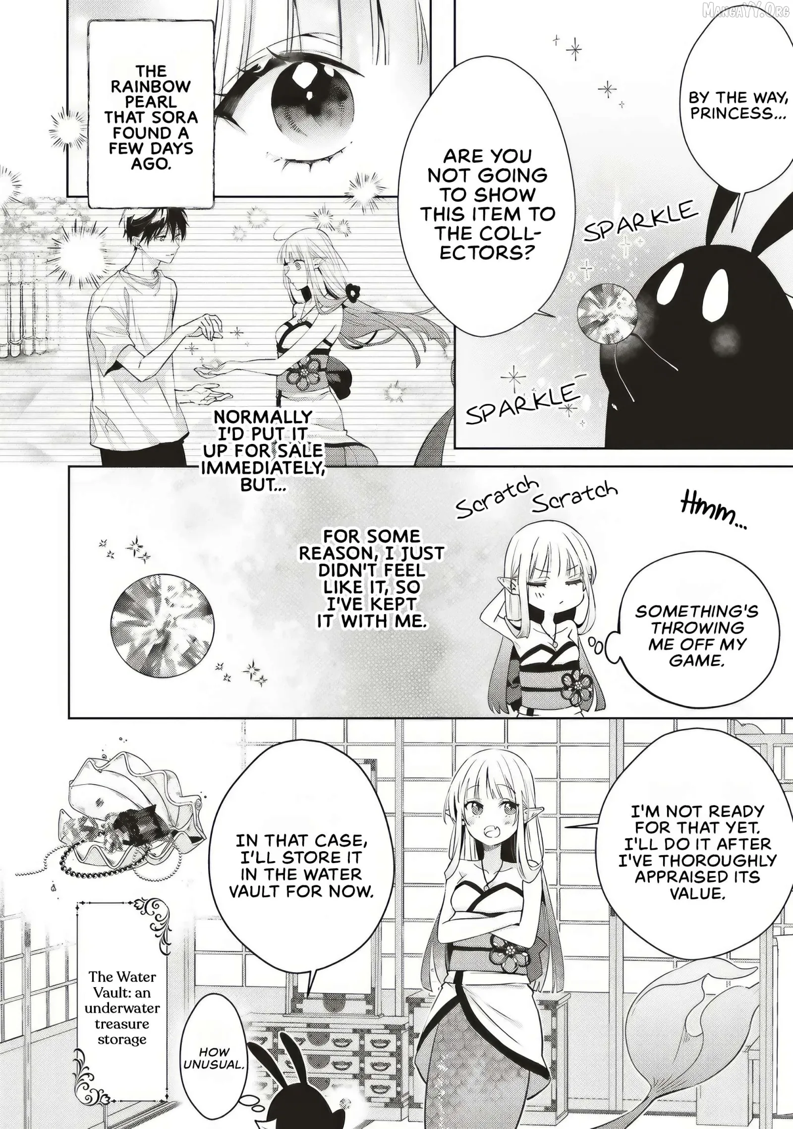 The Trading Mermaid and Sora’s First Love Chapter 3.1 page 4