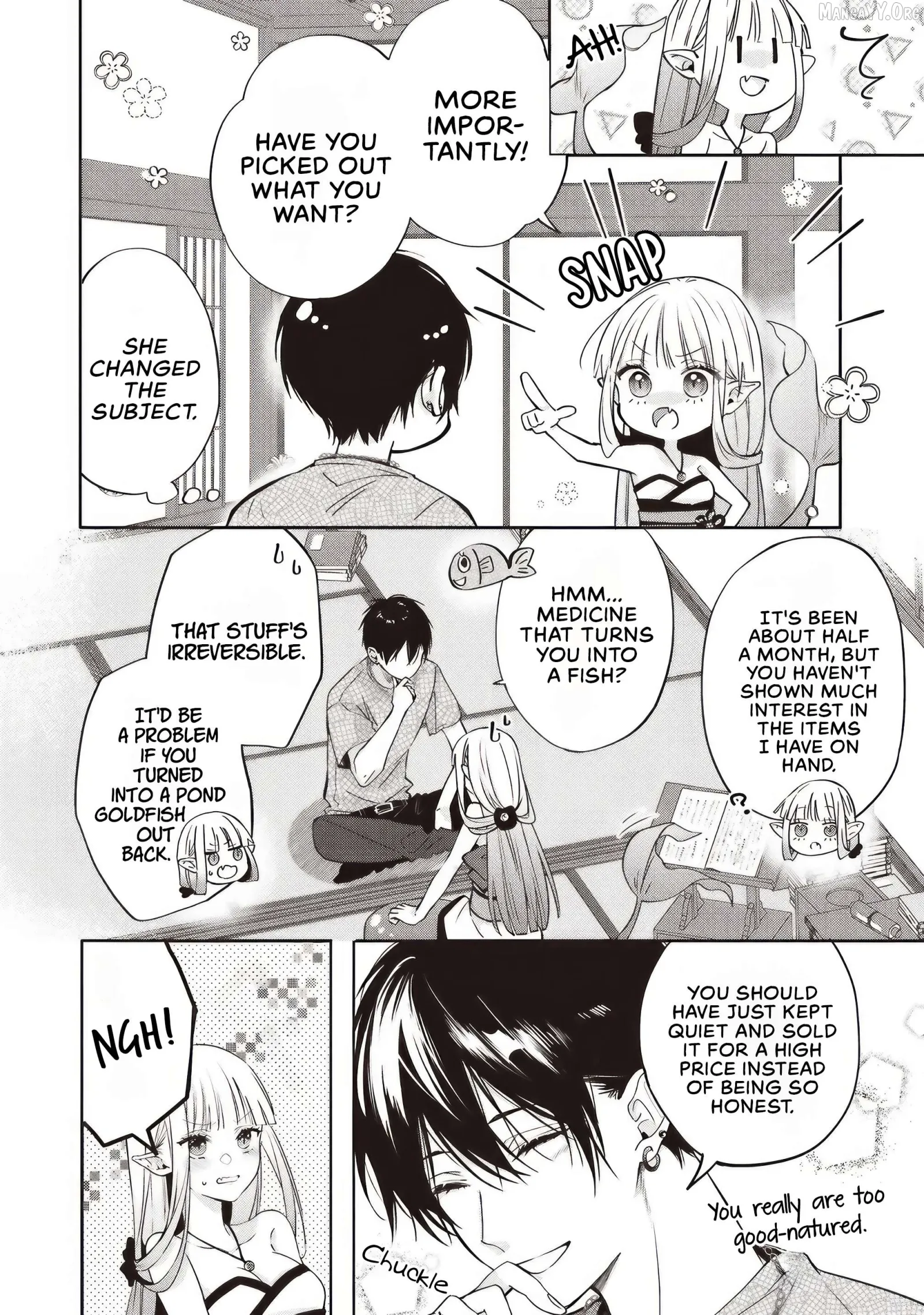 The Trading Mermaid and Sora’s First Love Chapter 4.1 page 8