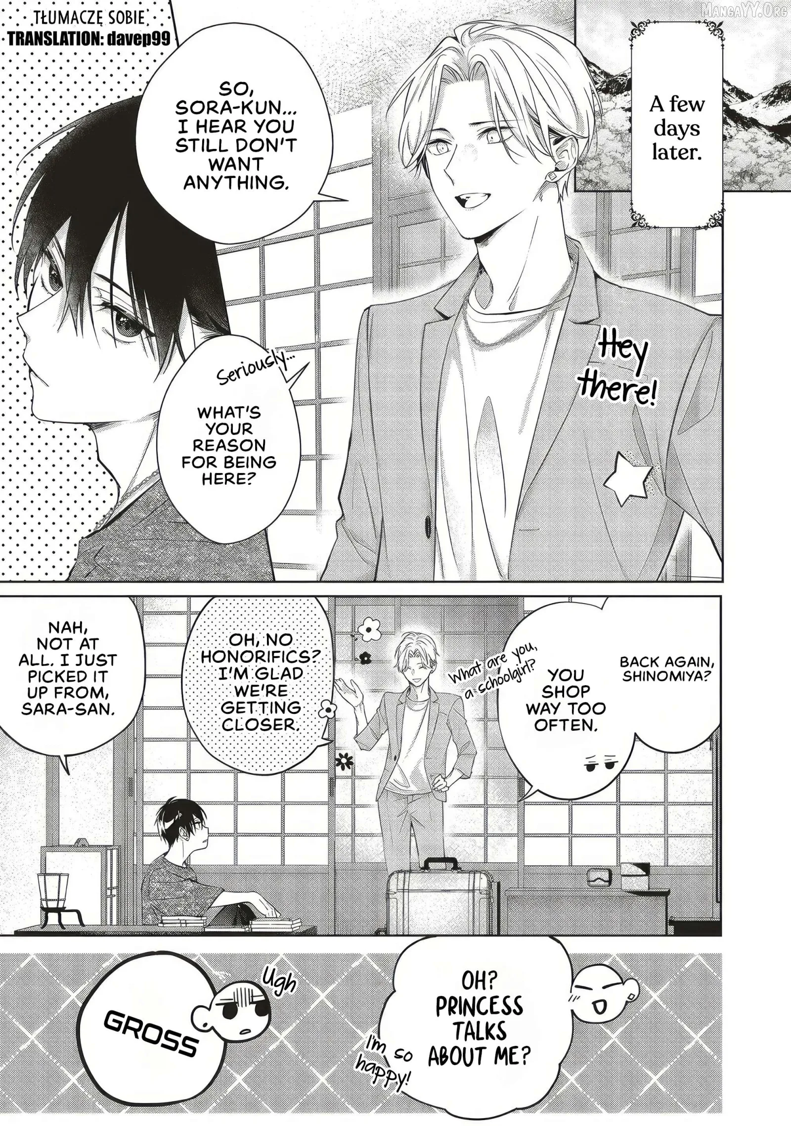 The Trading Mermaid and Sora’s First Love Chapter 4.4 page 1