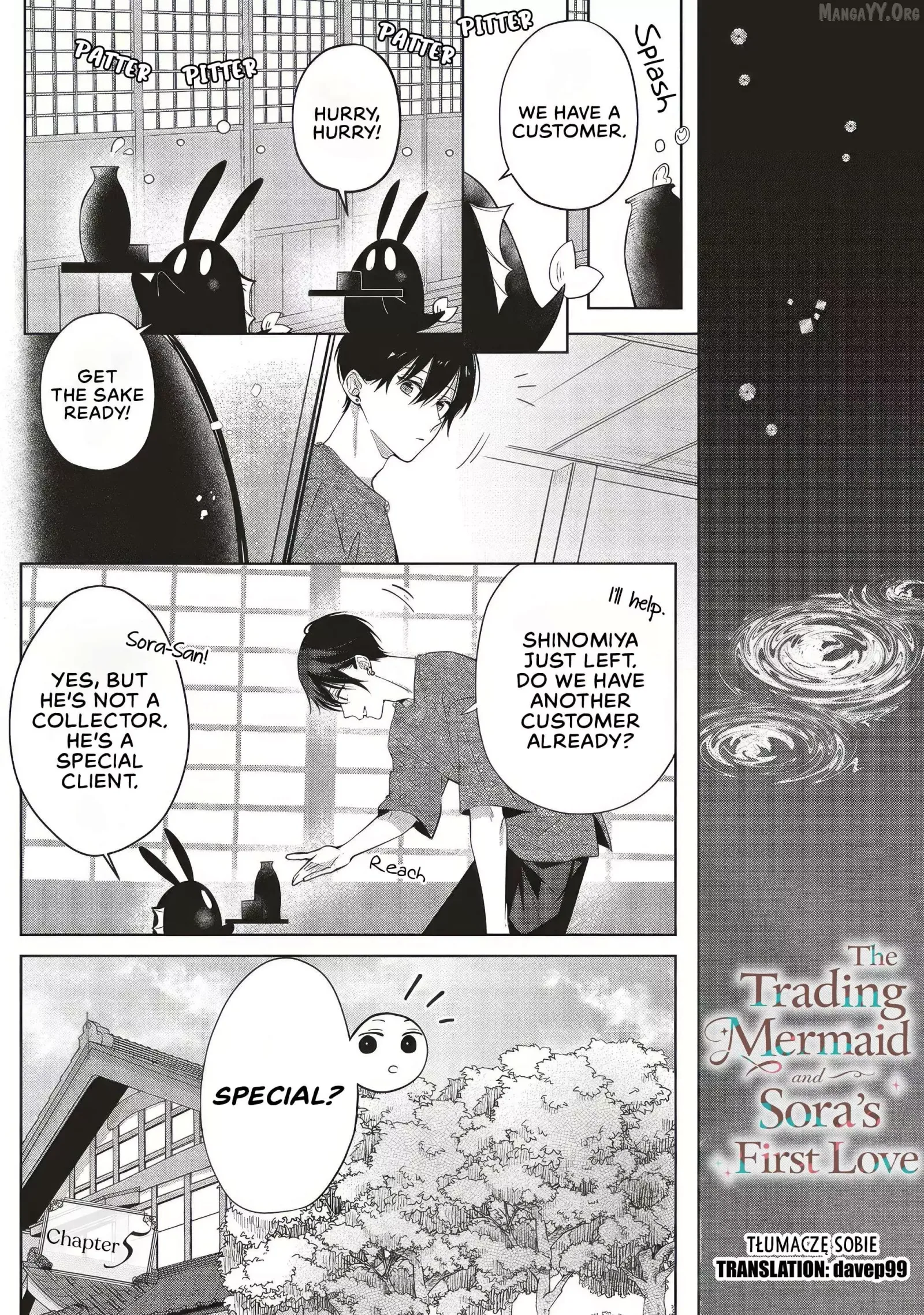 The Trading Mermaid and Sora’s First Love Chapter 5.1 page 1