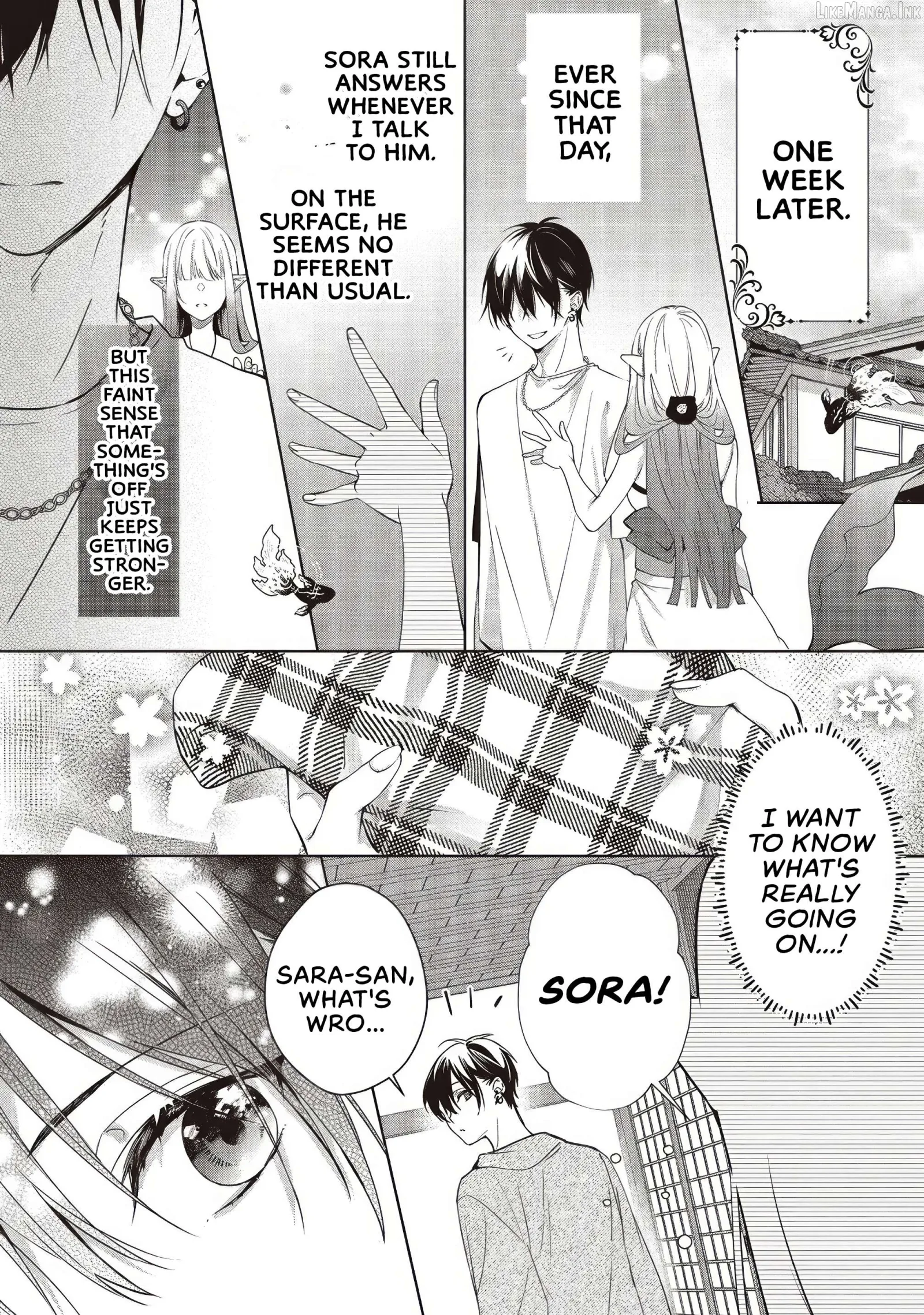 The Trading Mermaid and Sora’s First Love Chapter 7.1 page 2