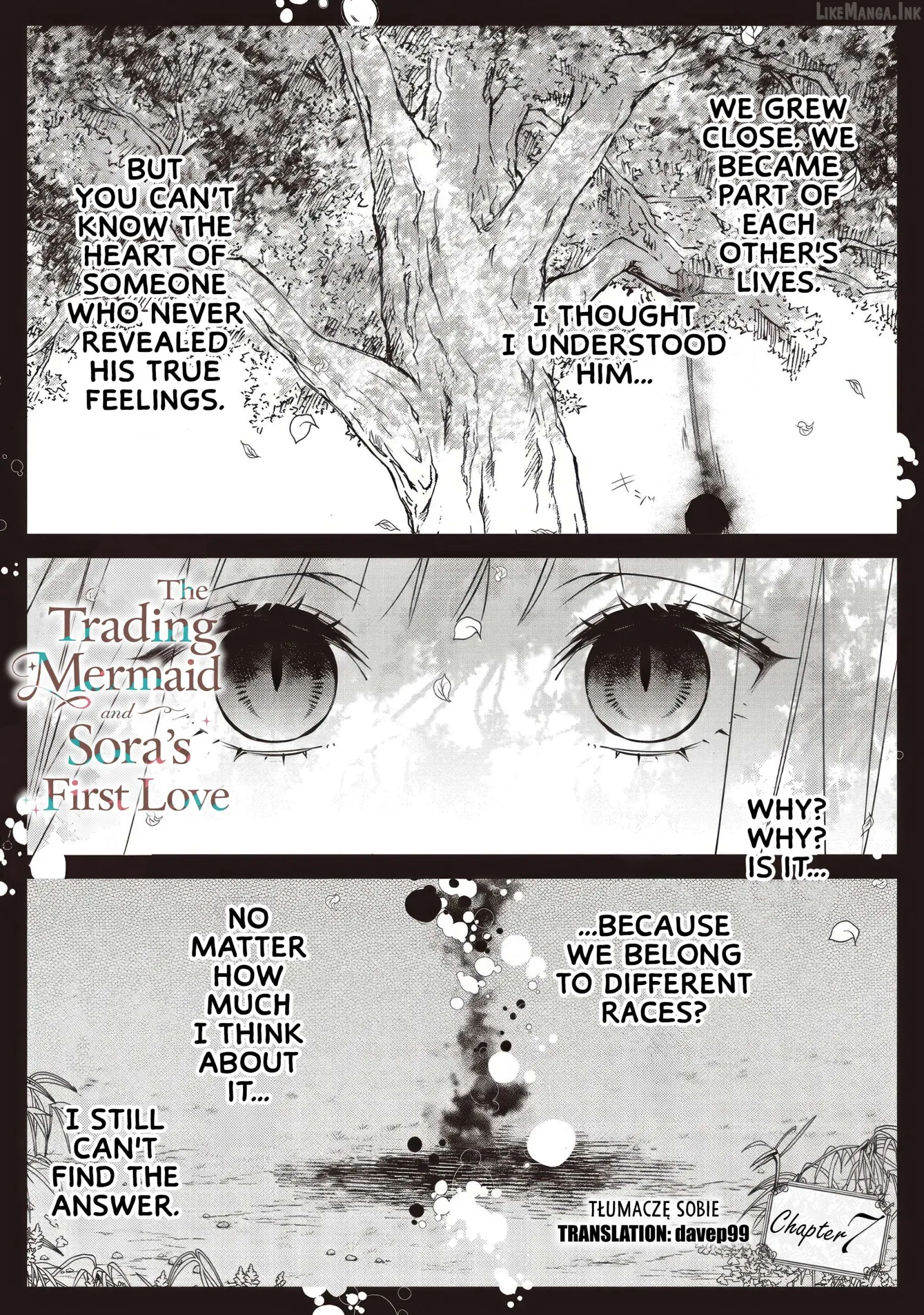 The Trading Mermaid and Sora’s First Love Chapter 7.1 page 1