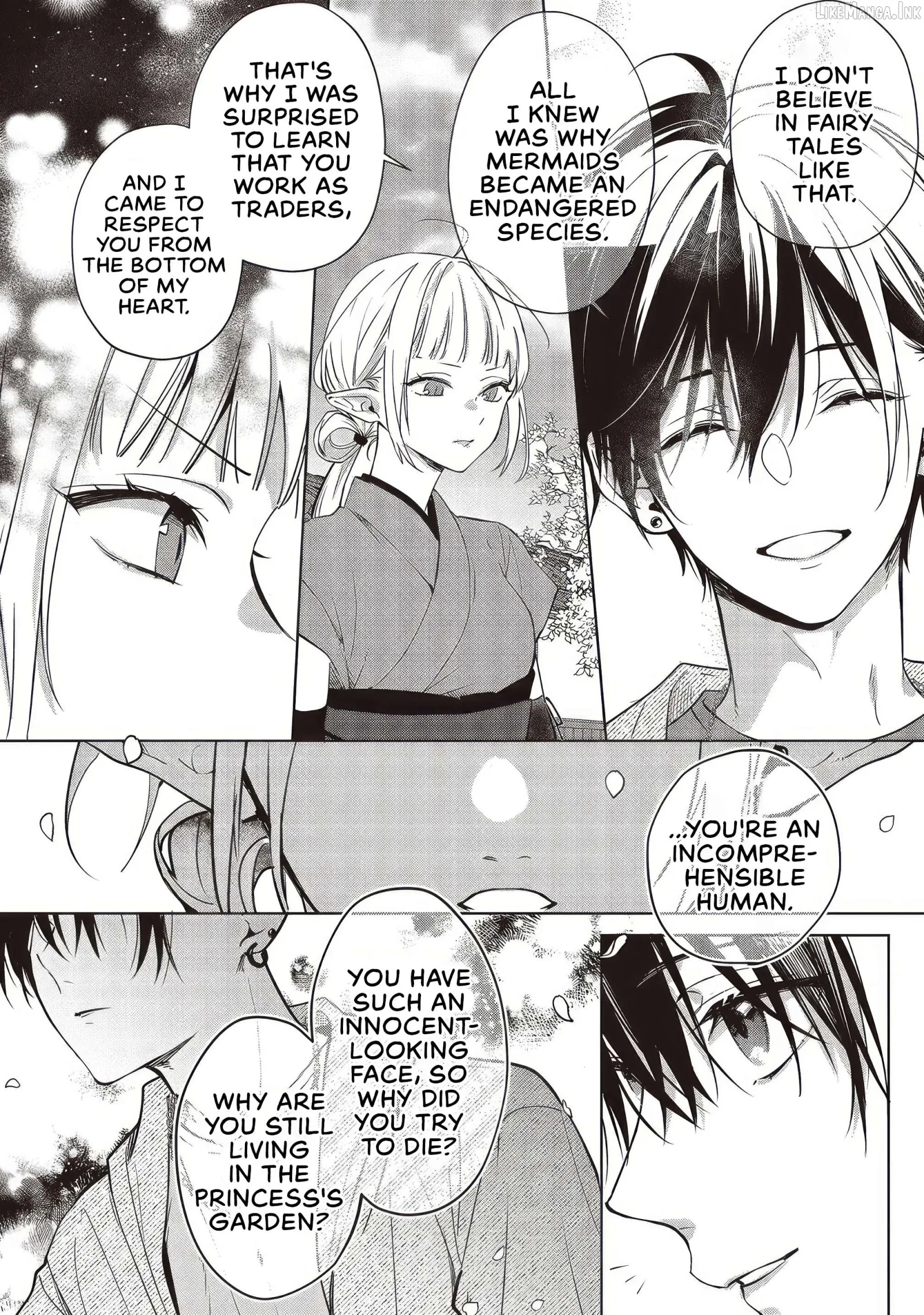 The Trading Mermaid and Sora’s First Love Chapter 7.2 page 4