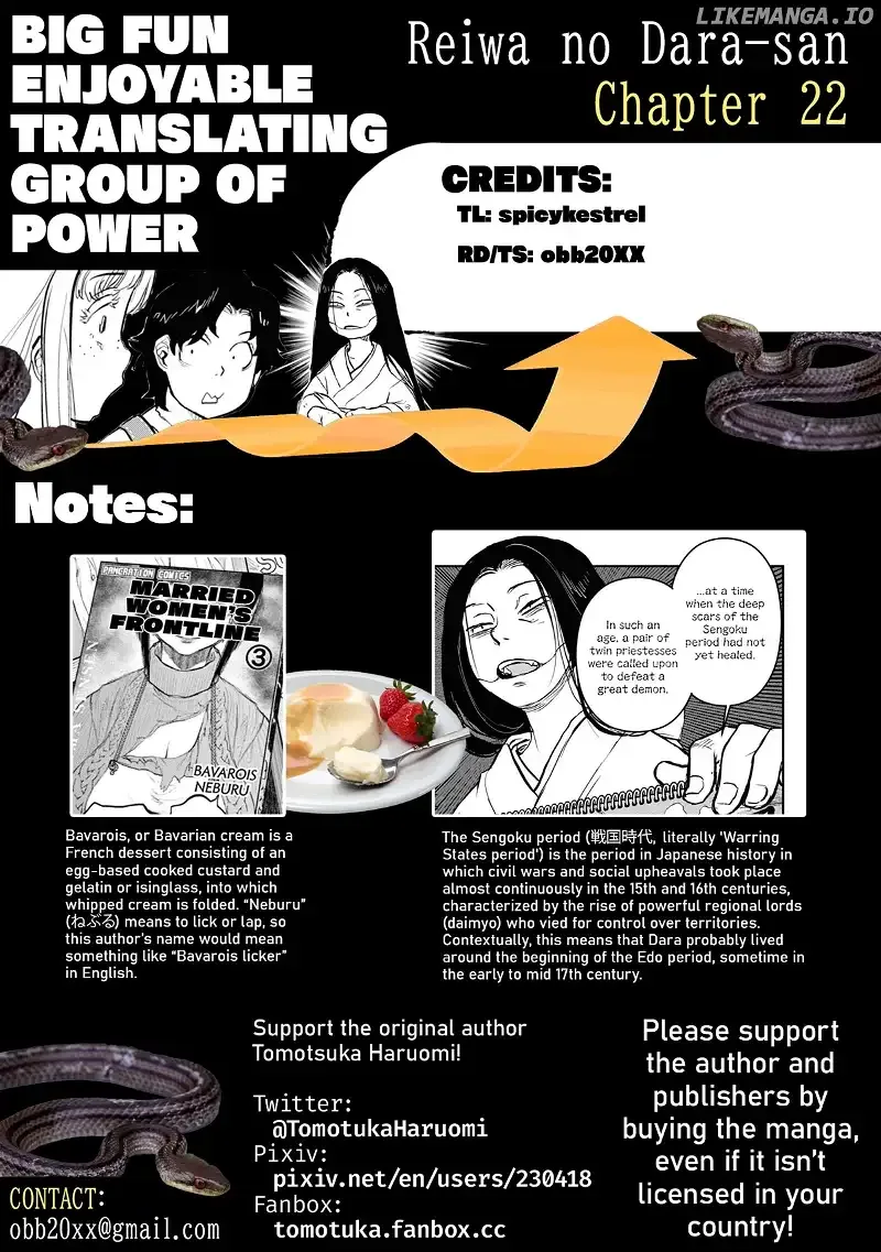 Reiwa No Dara-San Chapter 22 page 23