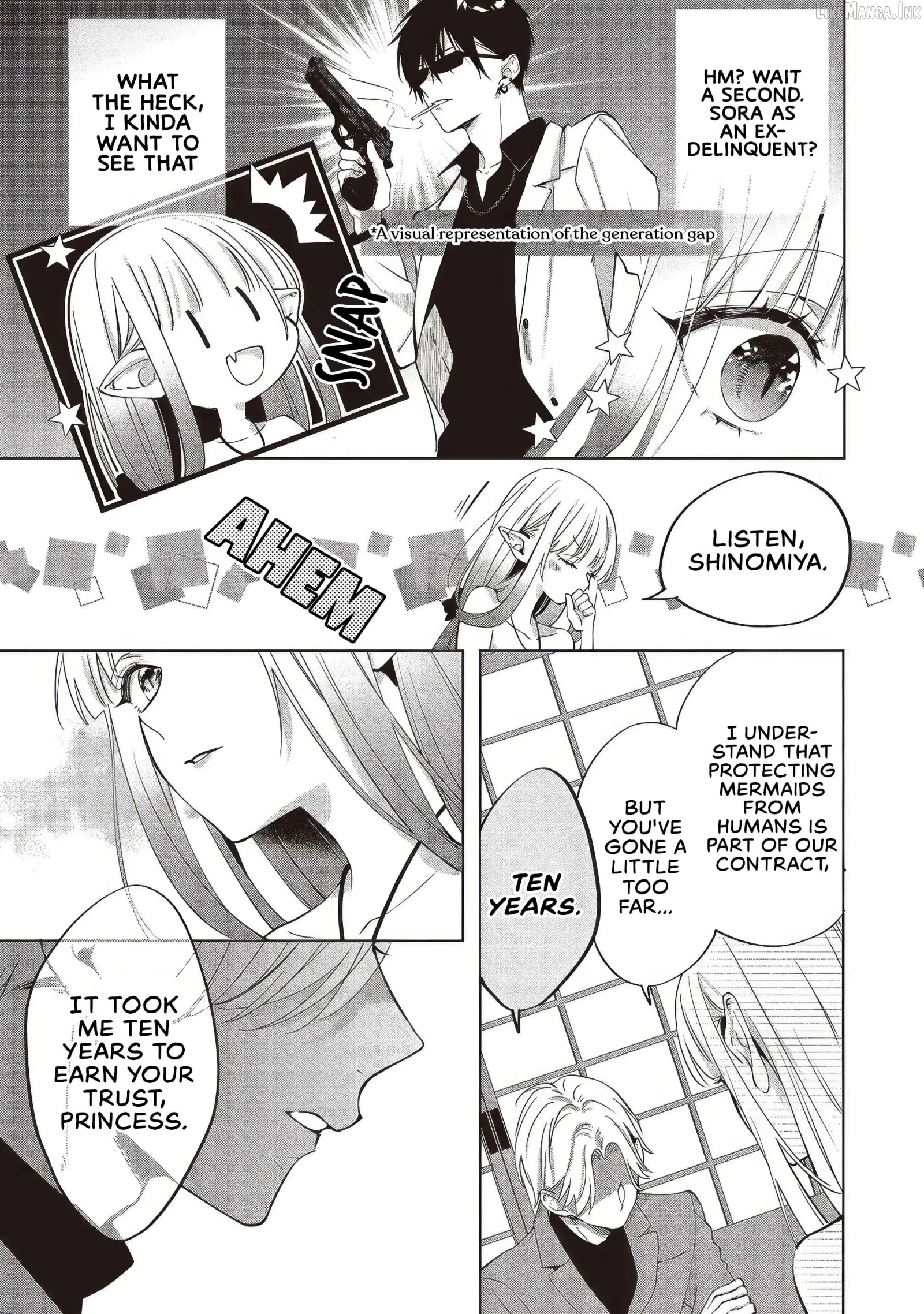 The Trading Mermaid and Sora’s First Love Chapter 7.4 page 5