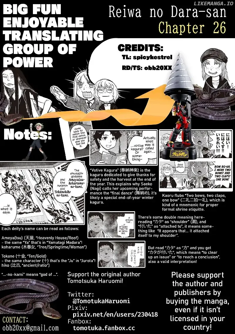 Reiwa No Dara-San Chapter 26 page 21