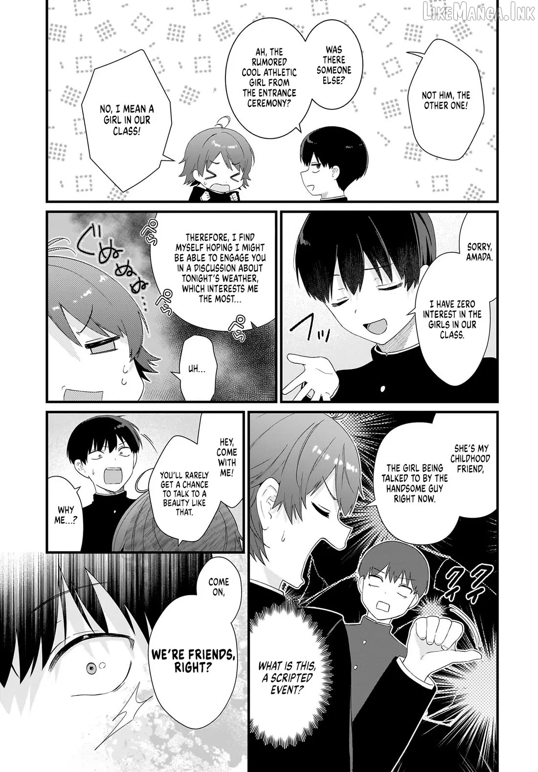 The Protagonist's Childhood Friend Is Coming on Strong to Me, a Mob Chapter 1 page 31