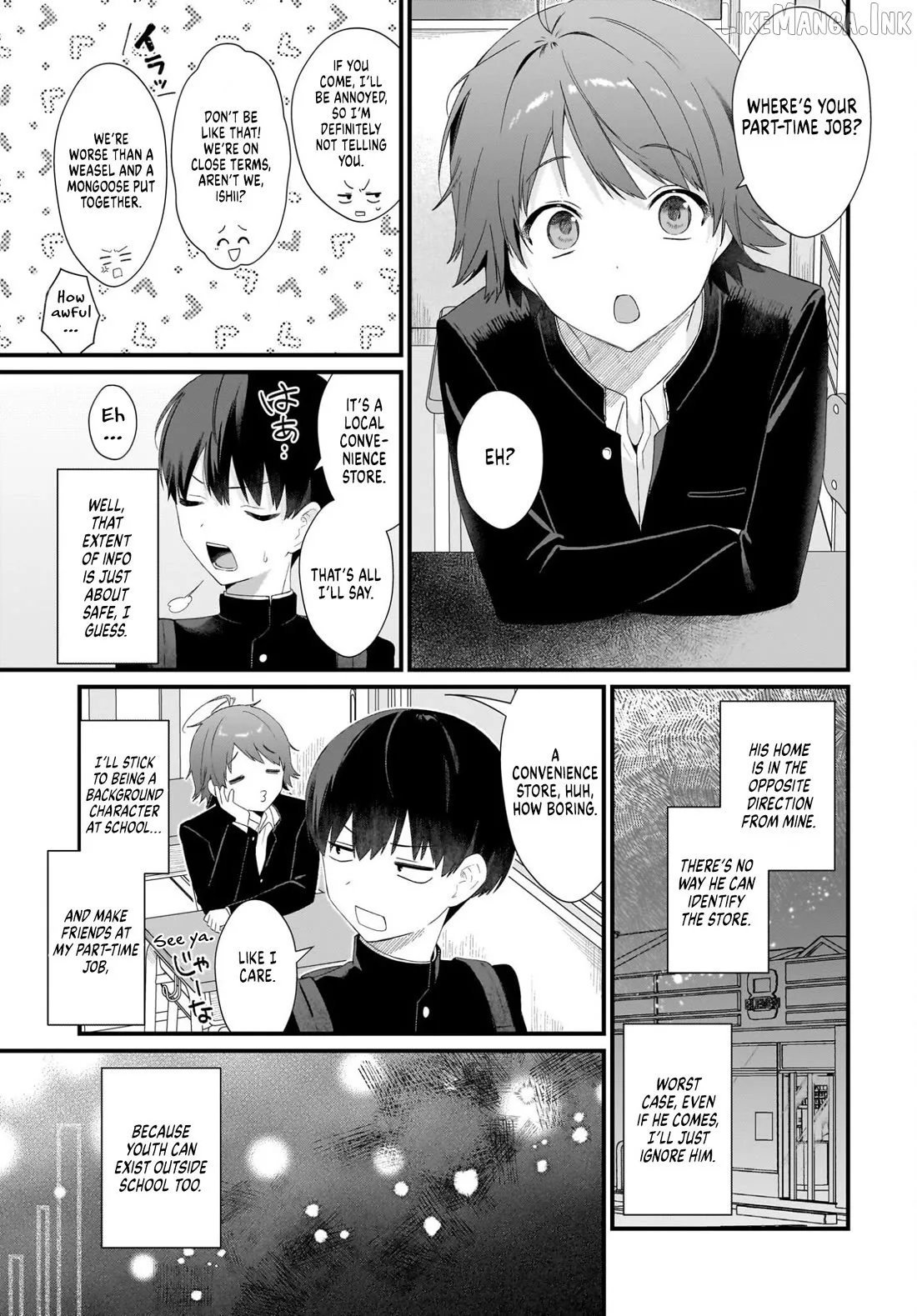 The Protagonist's Childhood Friend Is Coming on Strong to Me, a Mob Chapter 1 page 49