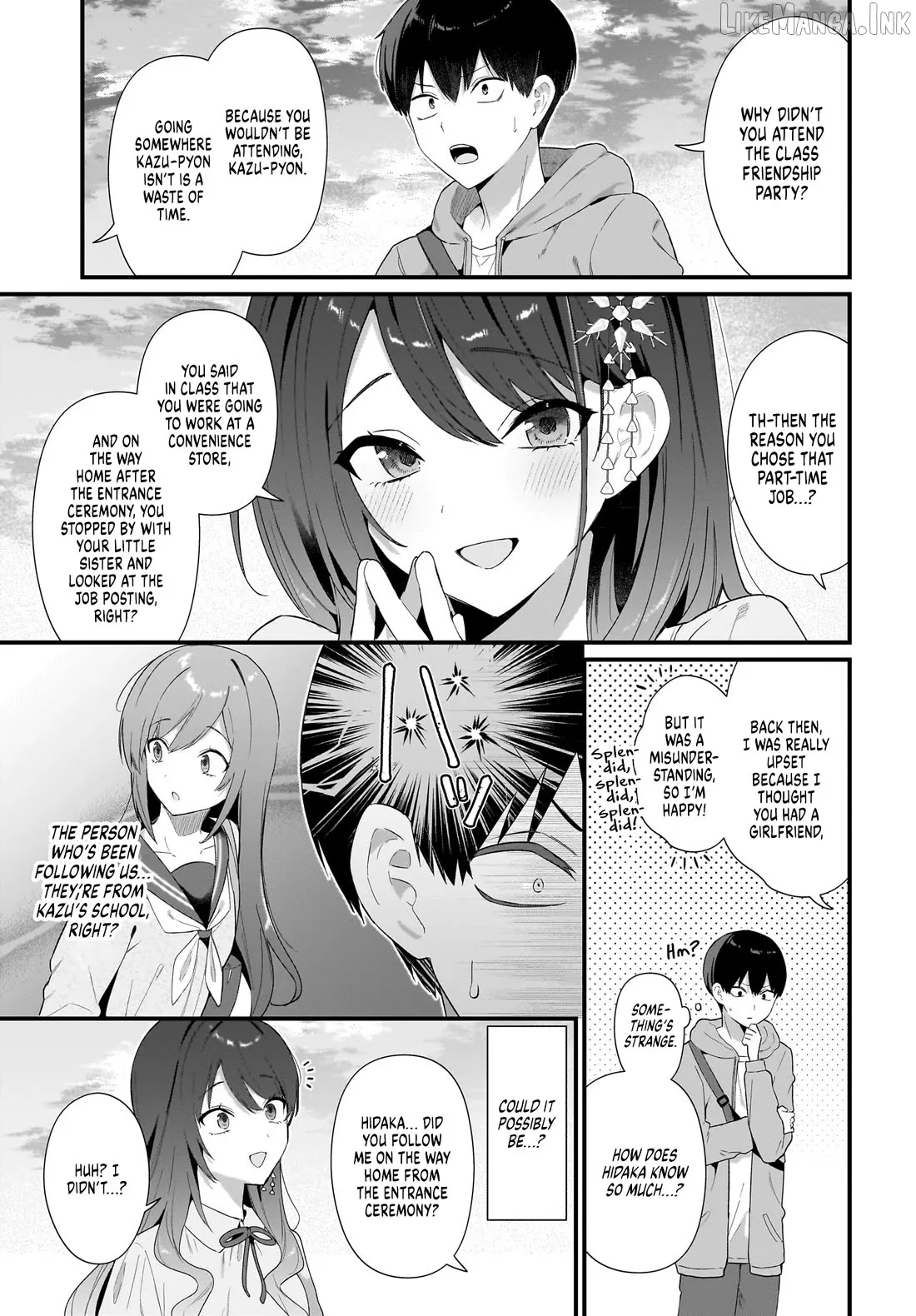 The Protagonist's Childhood Friend Is Coming on Strong to Me, a Mob Chapter 3 page 5