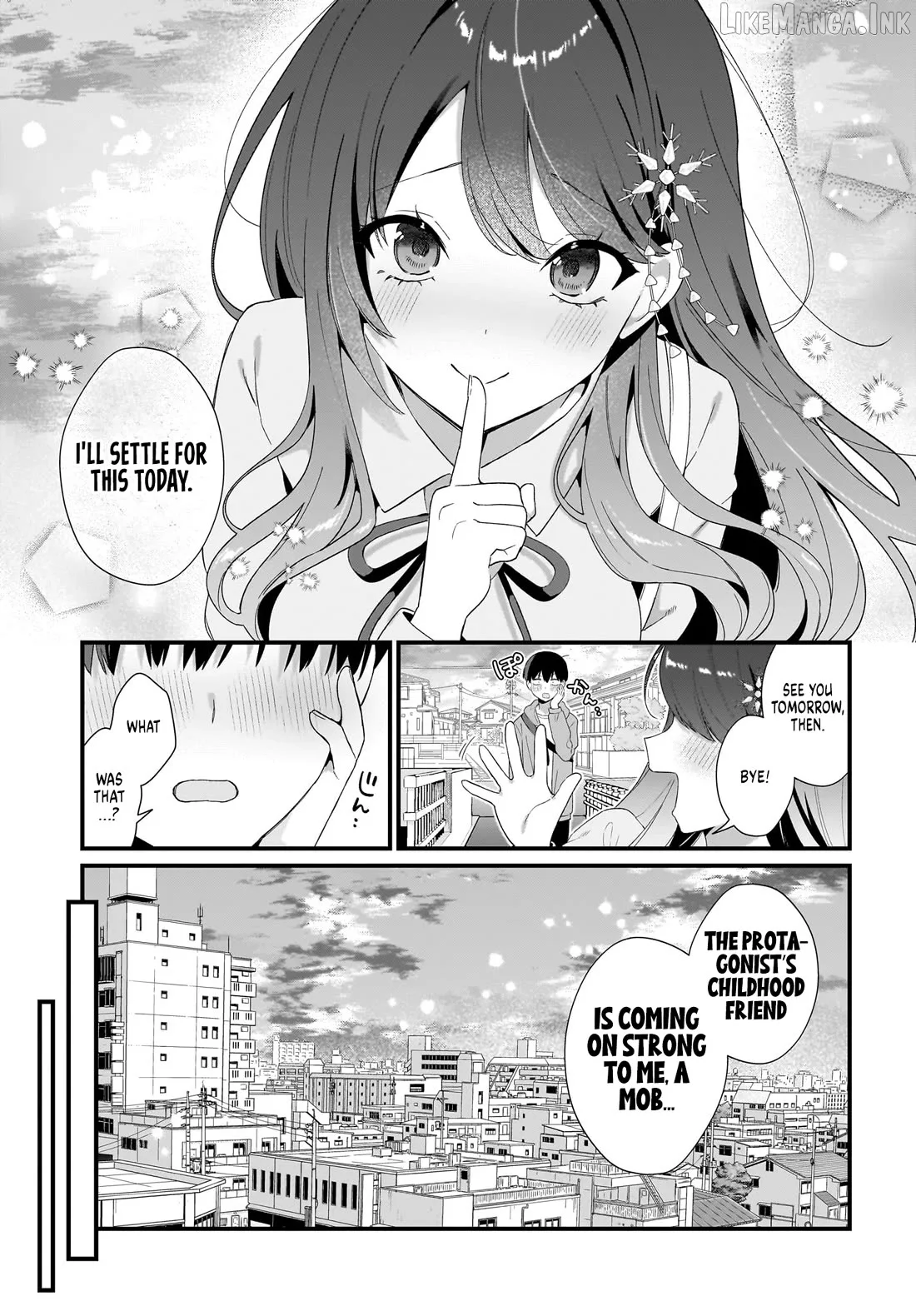 The Protagonist's Childhood Friend Is Coming on Strong to Me, a Mob Chapter 3 page 13