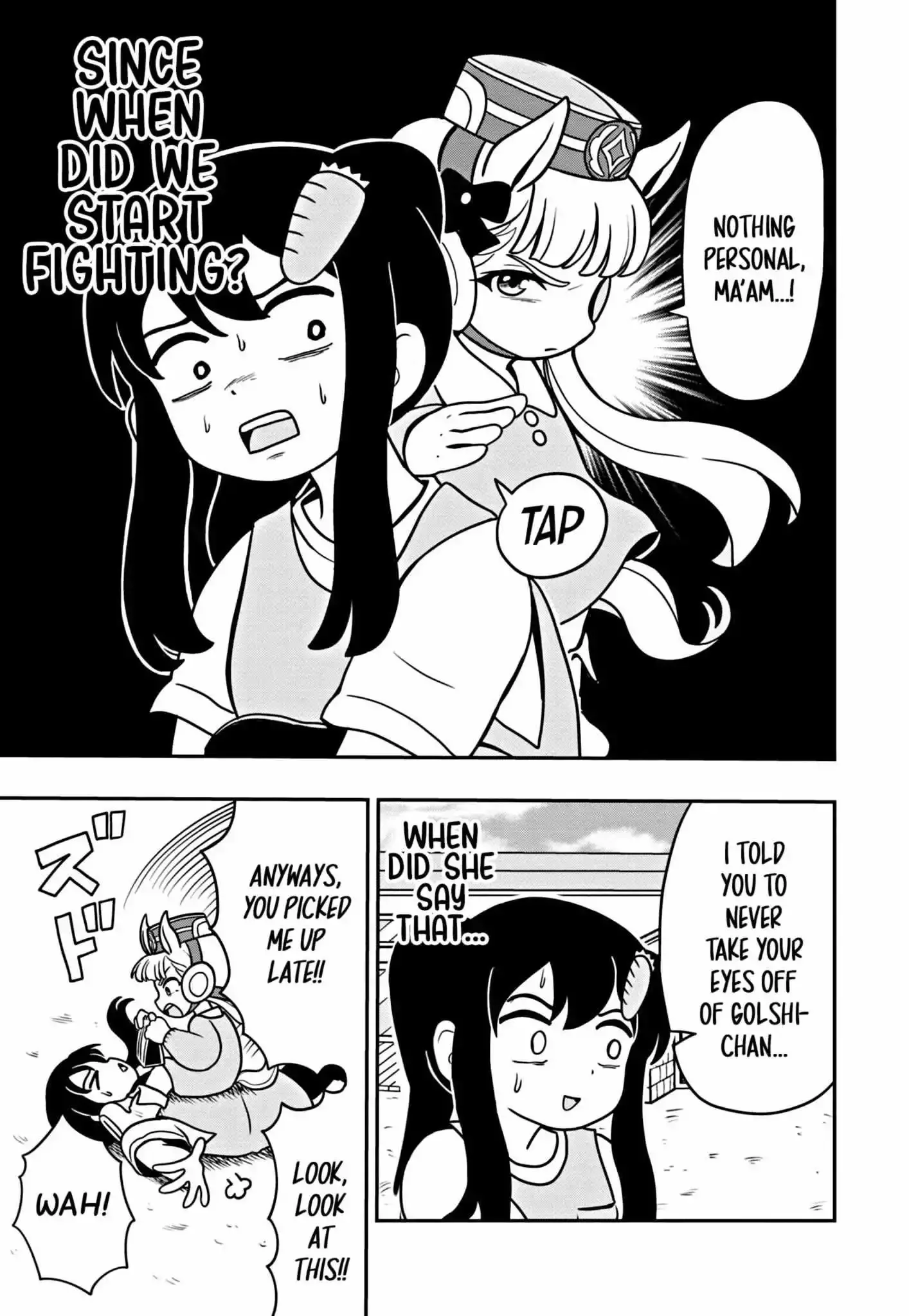 Uma Musume Pretty Derby Pisupisu☆Supisupi Golshi-Chan Chapter 1 page 11