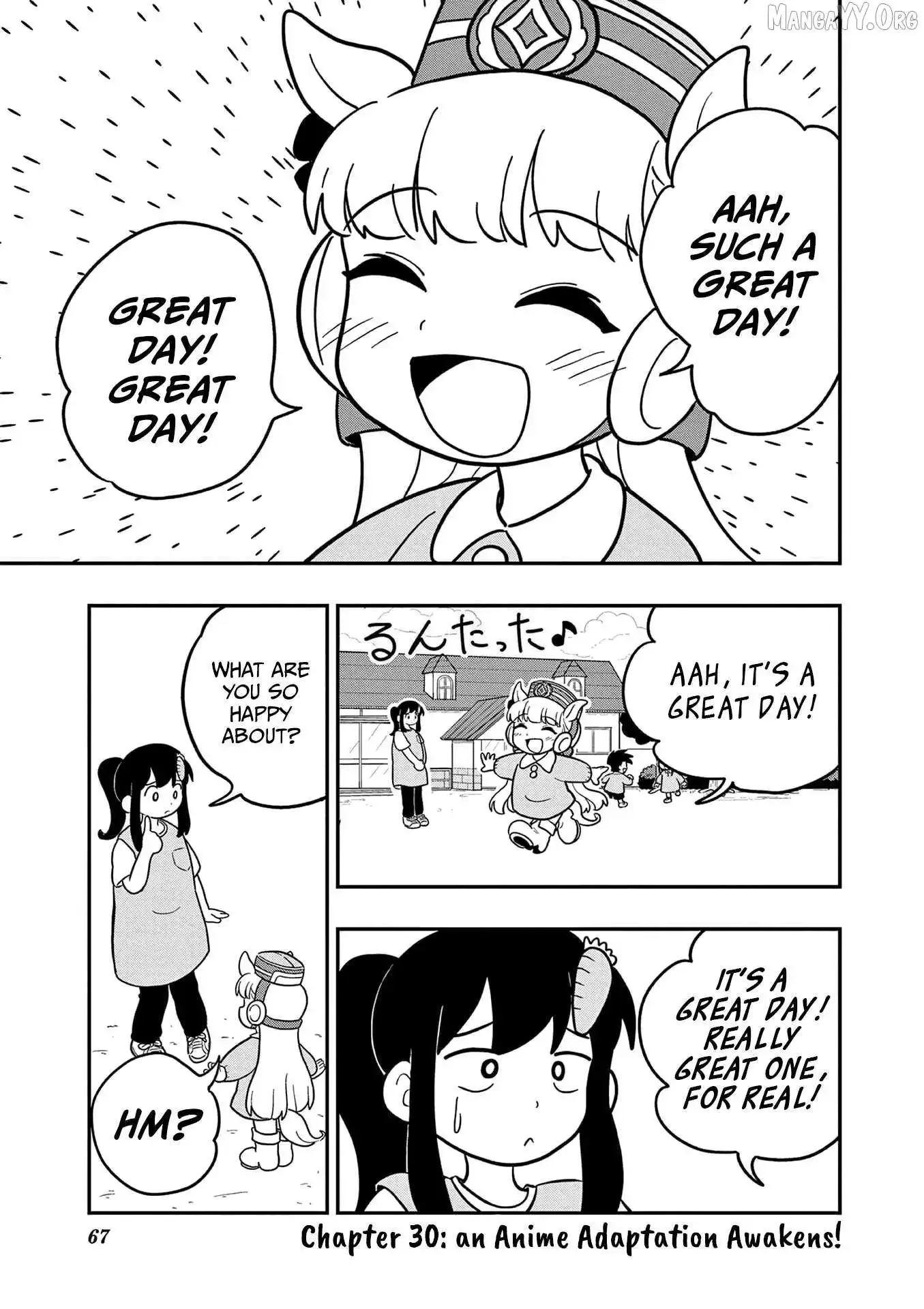 Uma Musume Pretty Derby Pisupisu☆Supisupi Golshi-Chan Chapter 30 page 1