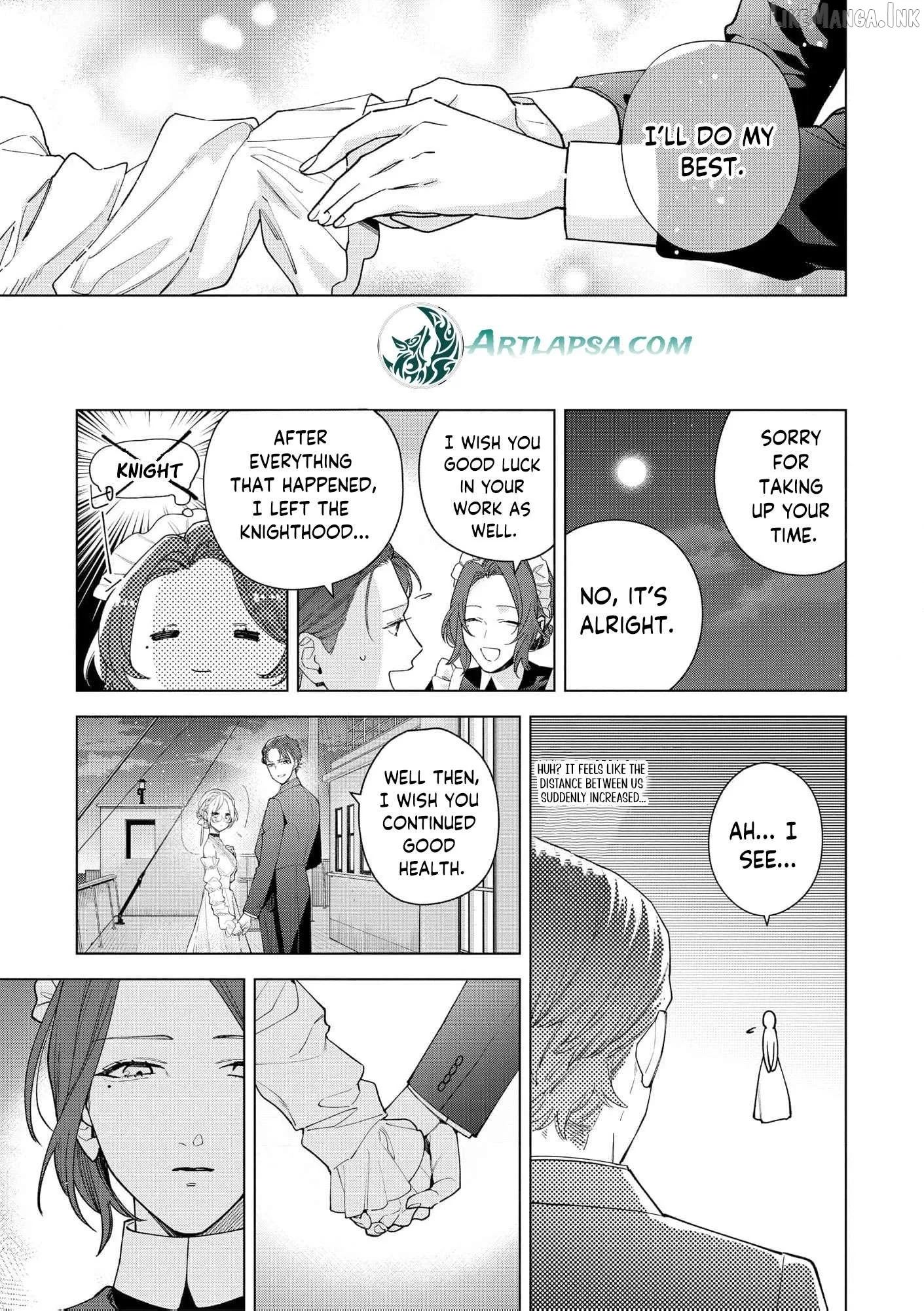 The Daughter of a Fallen Aristocrat Becomes The Poor Knight's Maidservant Chapter 36 page 34