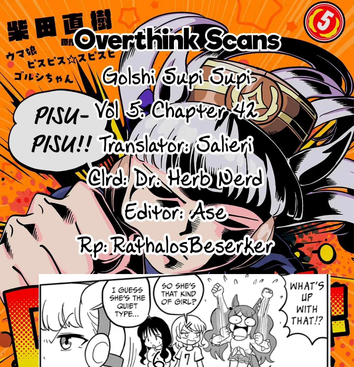 Uma Musume Pretty Derby Pisupisu☆Supisupi Golshi-Chan Chapter 42 page 37