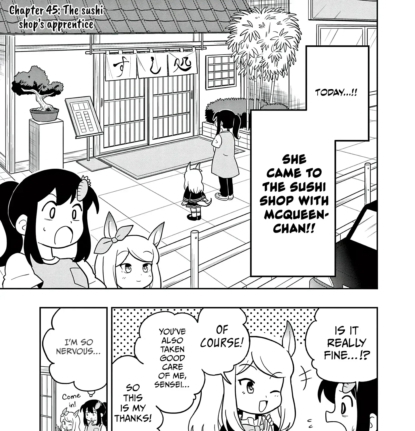 Uma Musume Pretty Derby Pisupisu☆Supisupi Golshi-Chan Chapter 45 page 1