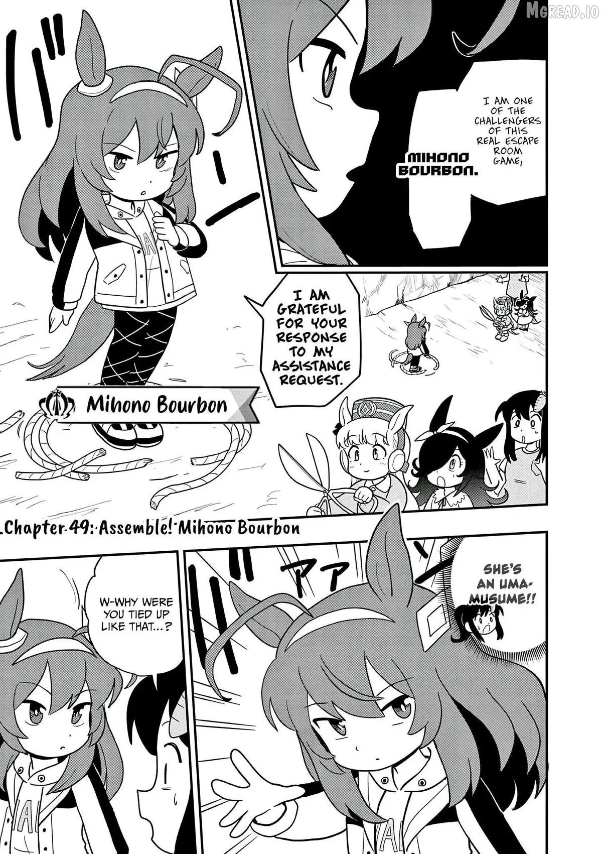 Uma Musume Pretty Derby Pisupisu☆Supisupi Golshi-Chan Chapter 49 page 1