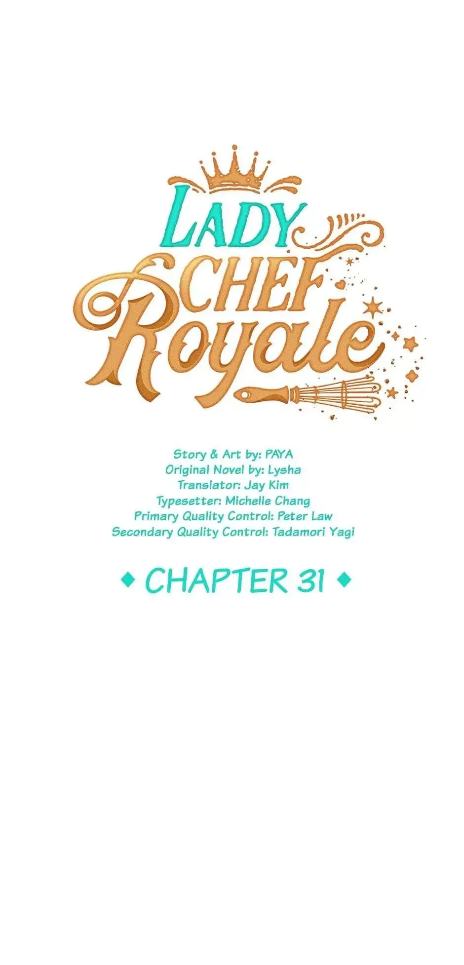 The Young Lady is A Royal Chef Chapter 31 page 1