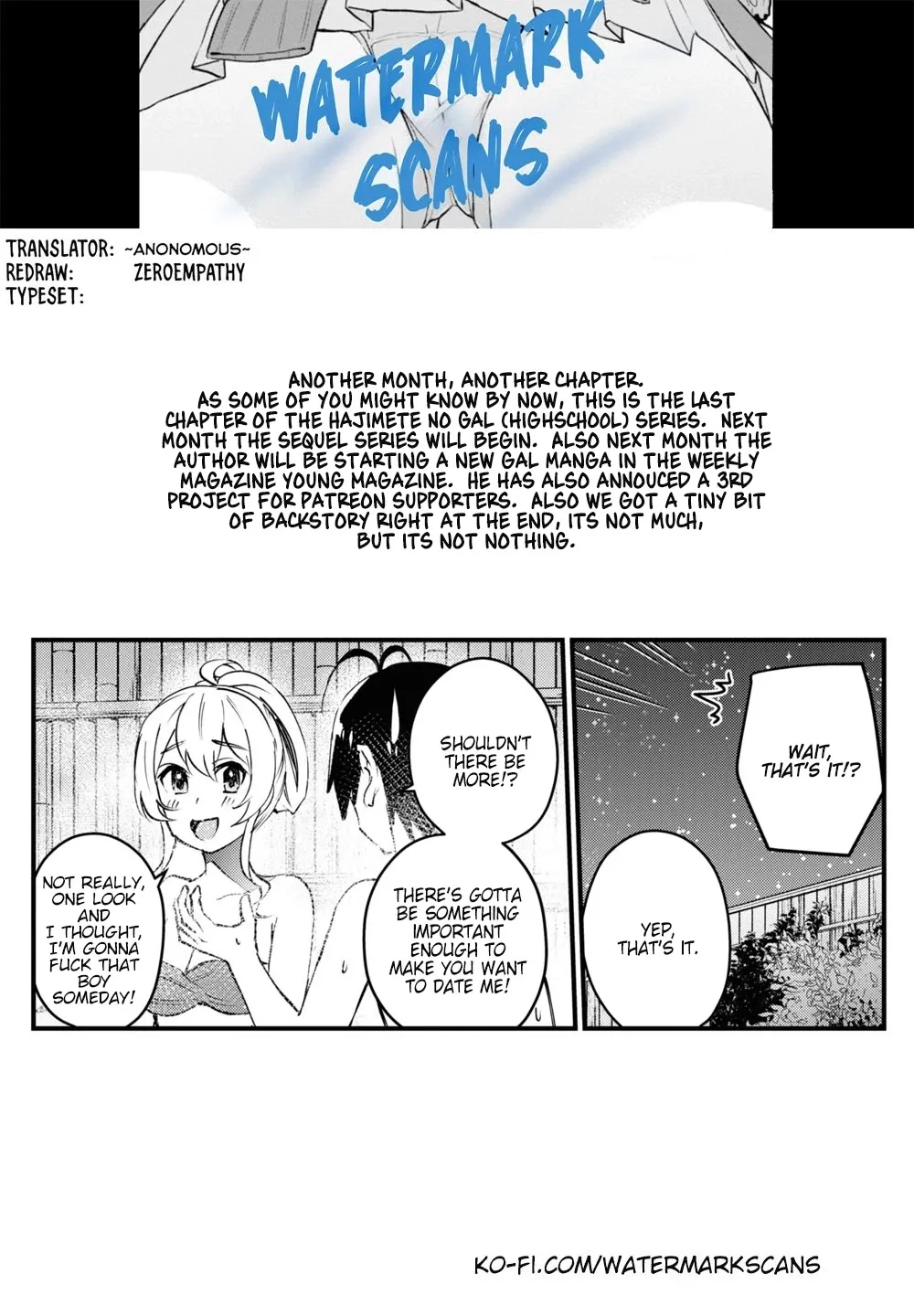 Hajimete no Gal Chapter 126 page 24