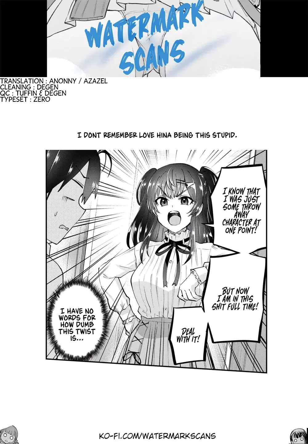 Hajimete no Gal Chapter 130 page 15