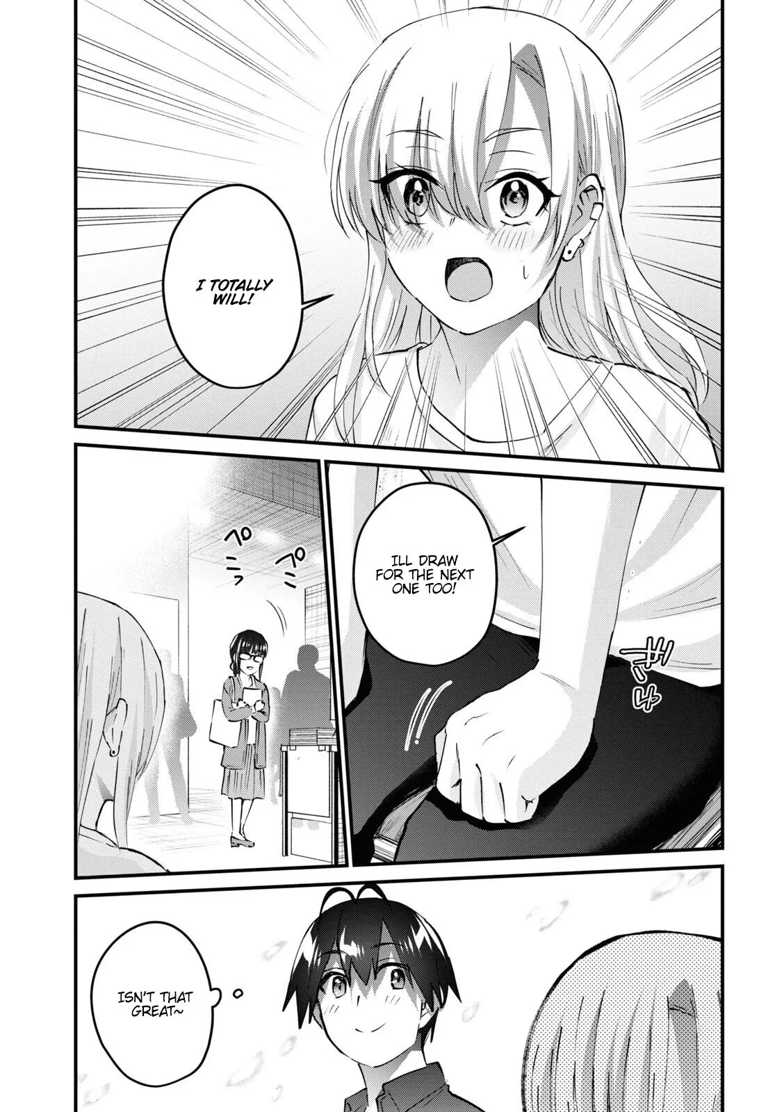 Hajimete no Gal Chapter 147 page 22